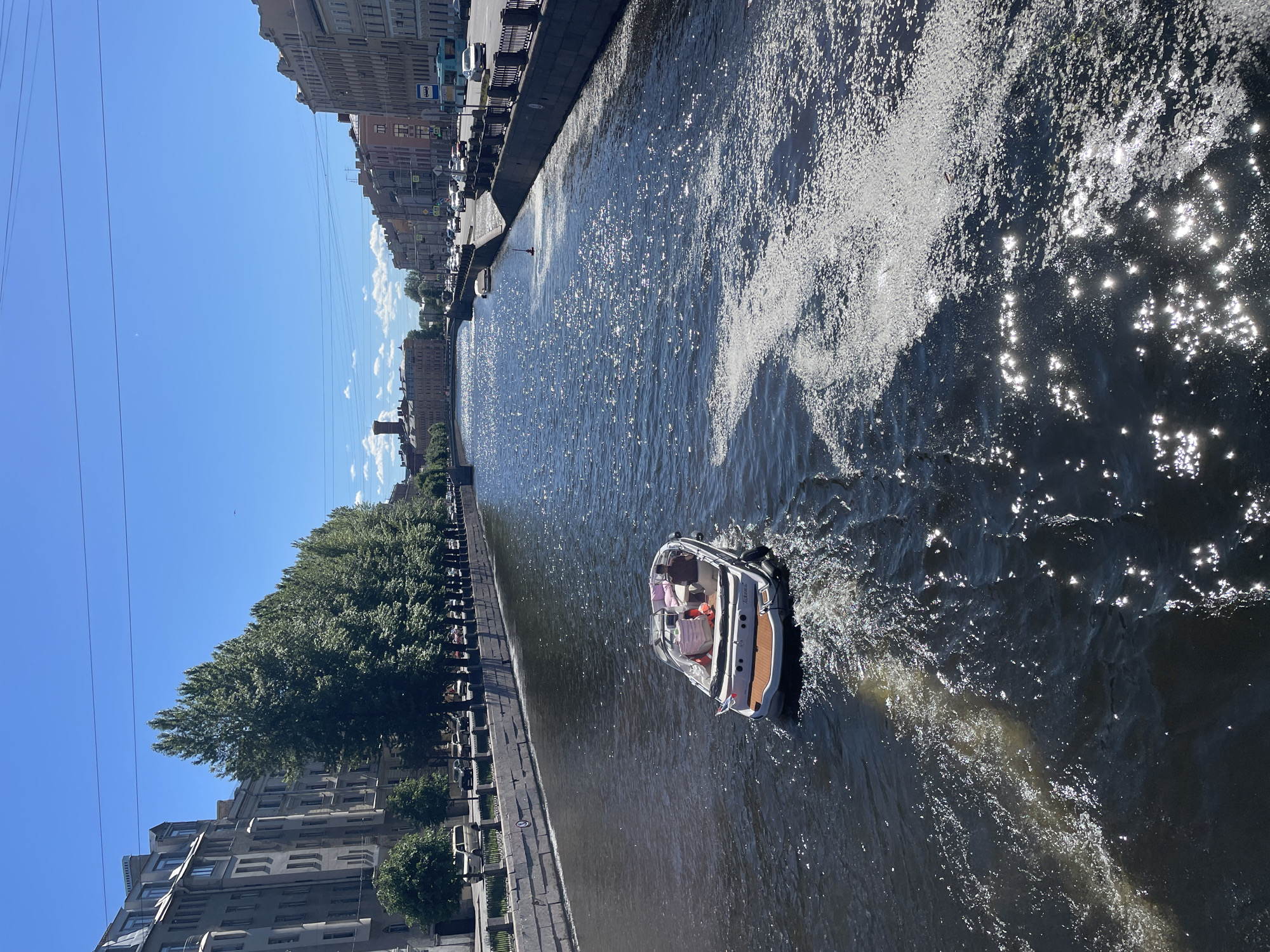 Sunny afternoon exploring Saint Petersburg's canals and streets