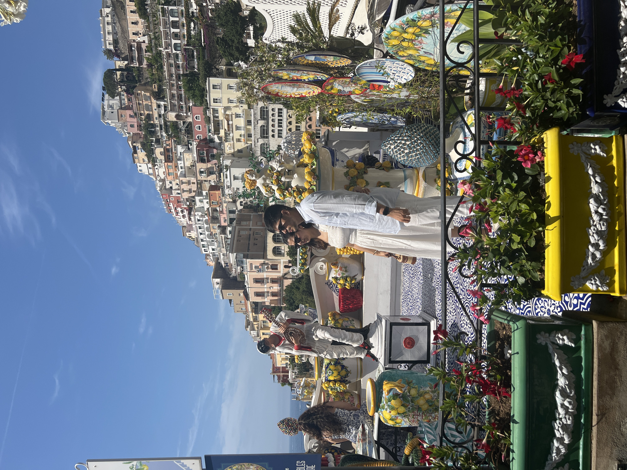 Morning tourism activities documented in Arienzo, Amalfi Coast