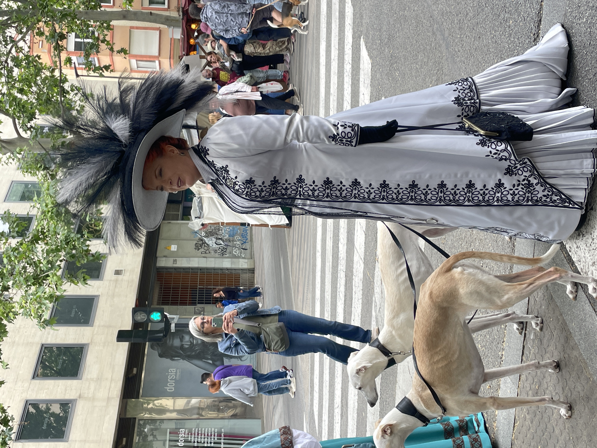 Victorian costume event takes place on Terrassa streets
