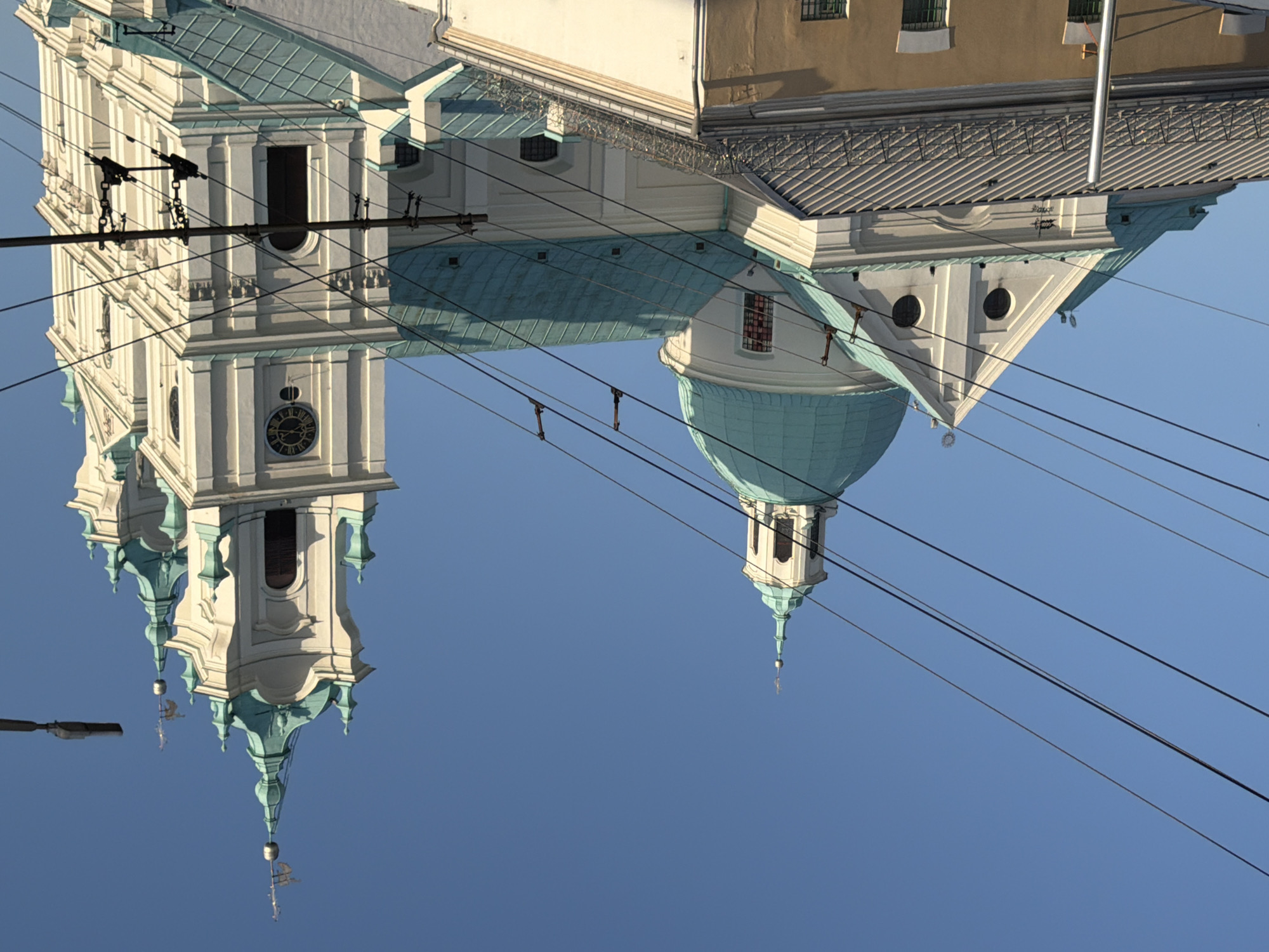 Historic city architecture tour ends at a live music festival