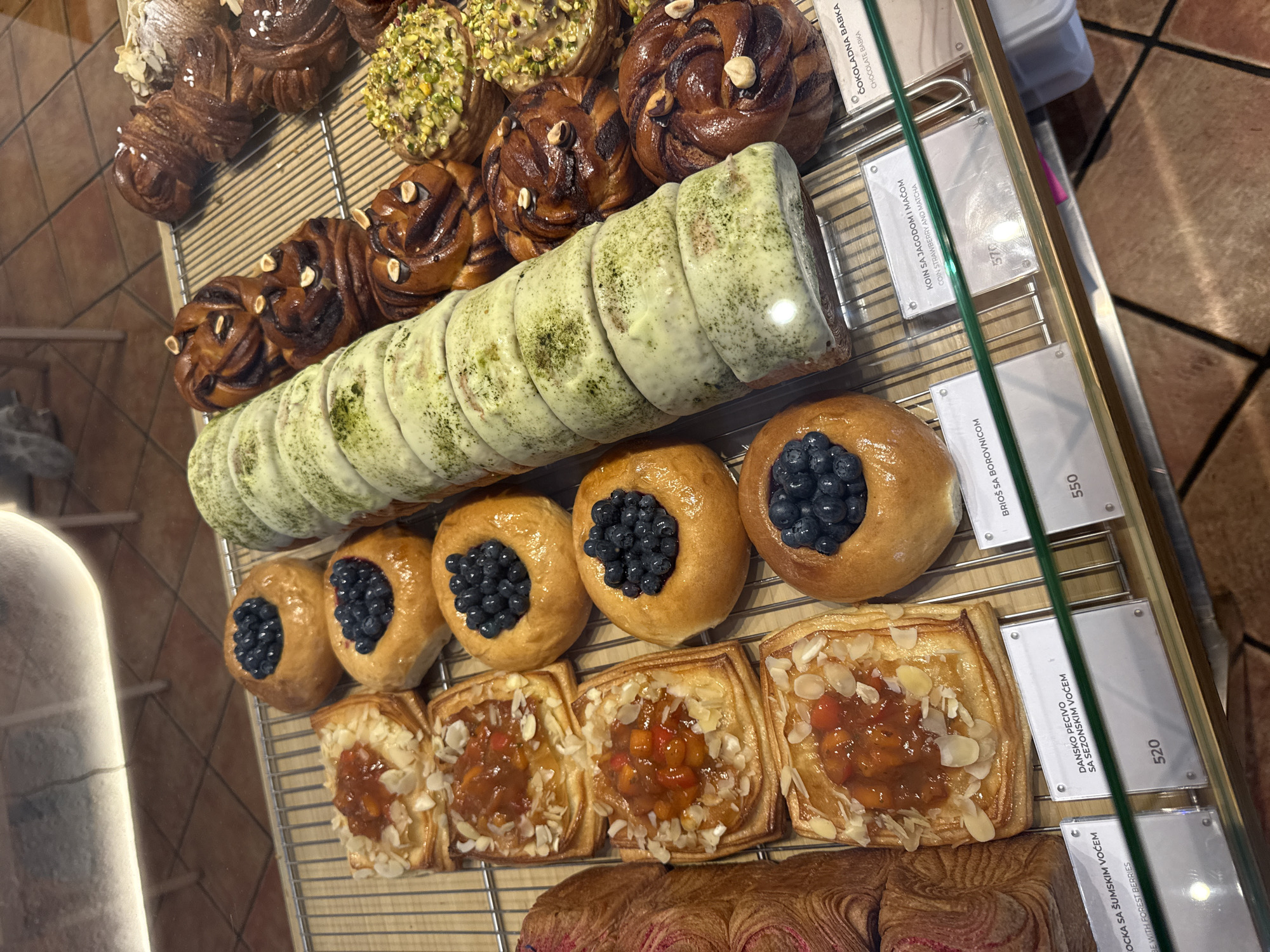 Morning bakery and market walk through Belgrade streets