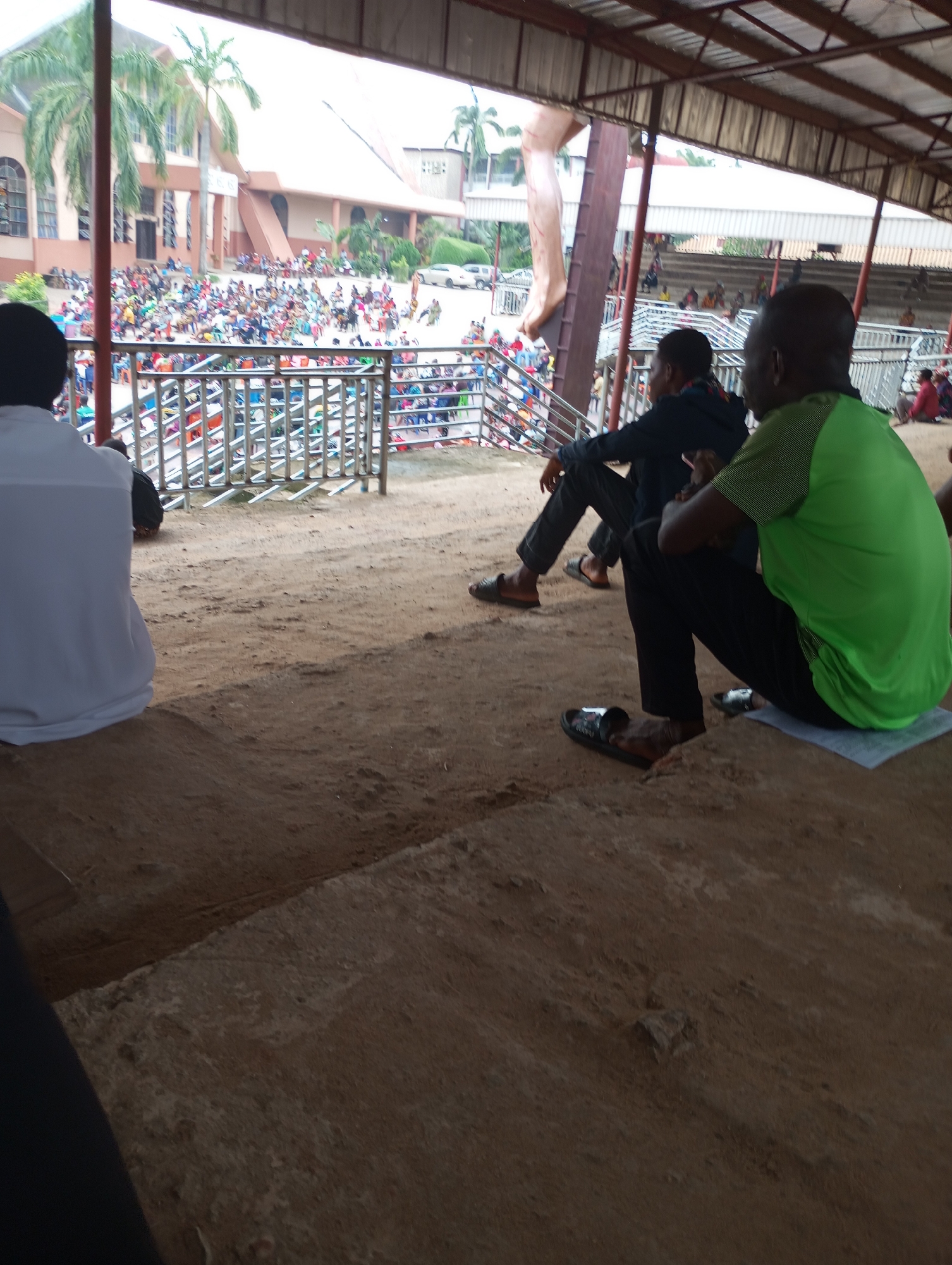 Catholic church gathering draws large crowd in Onitsha Nigeria