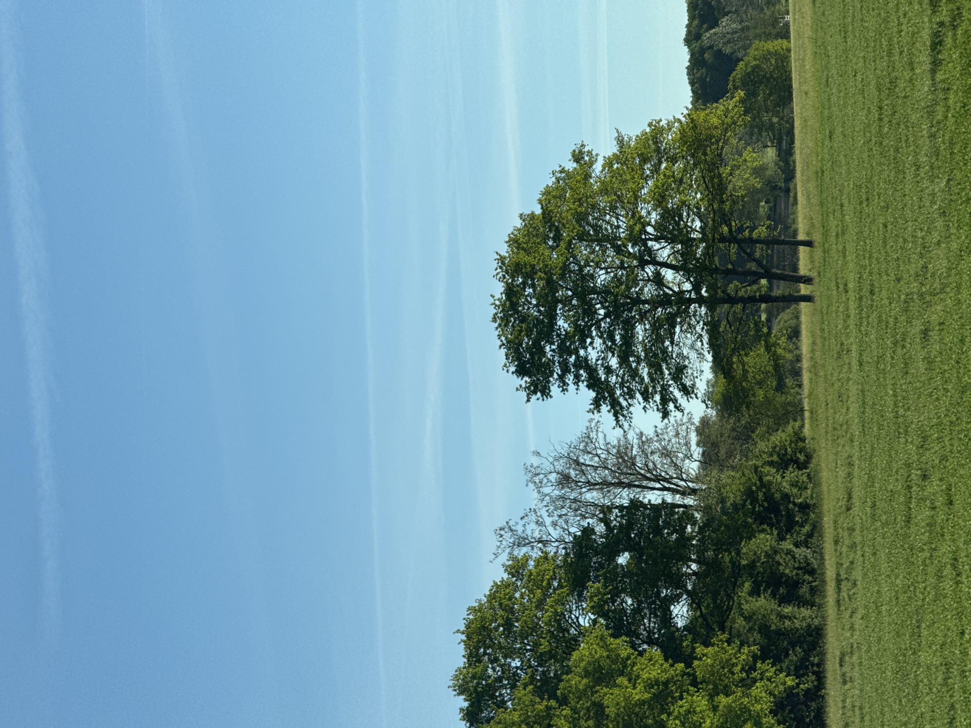 Clear blue skies observed over Sarre-Union landscape
