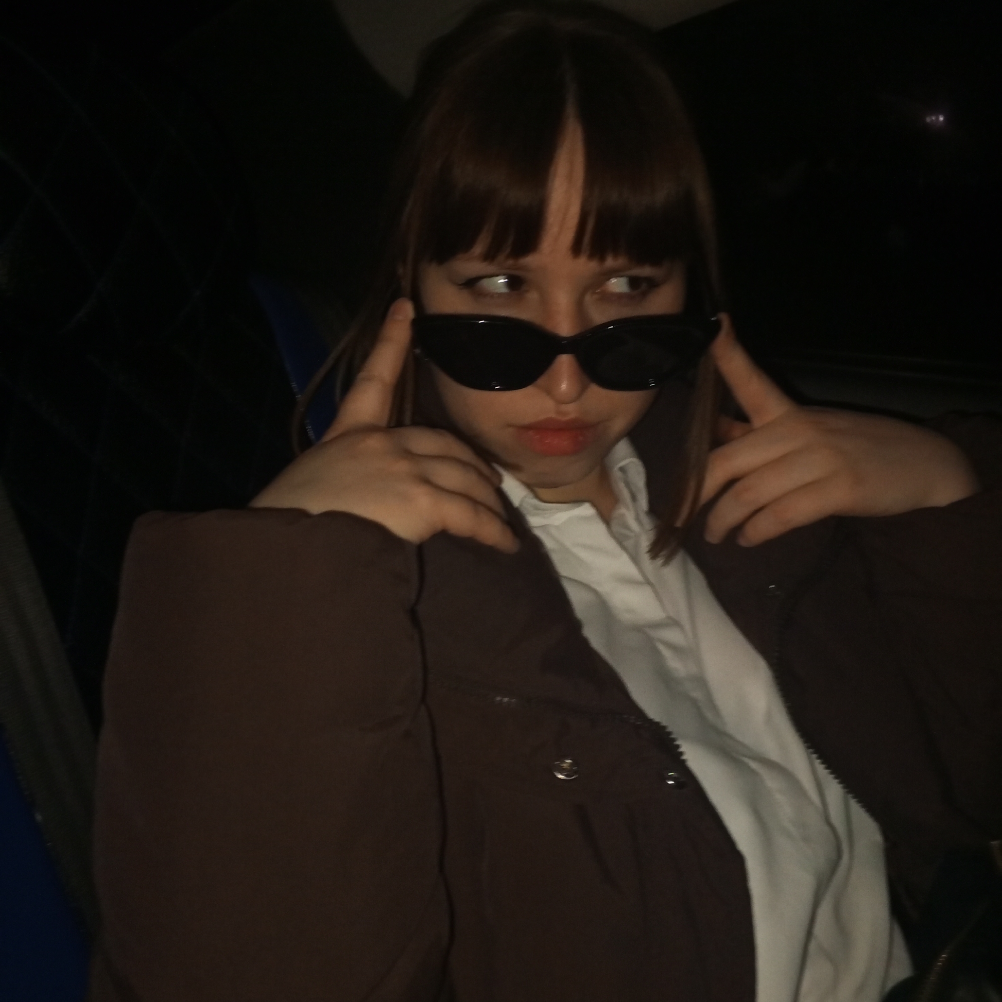 Woman documents evening out with friend in Chaikovsky restaurant