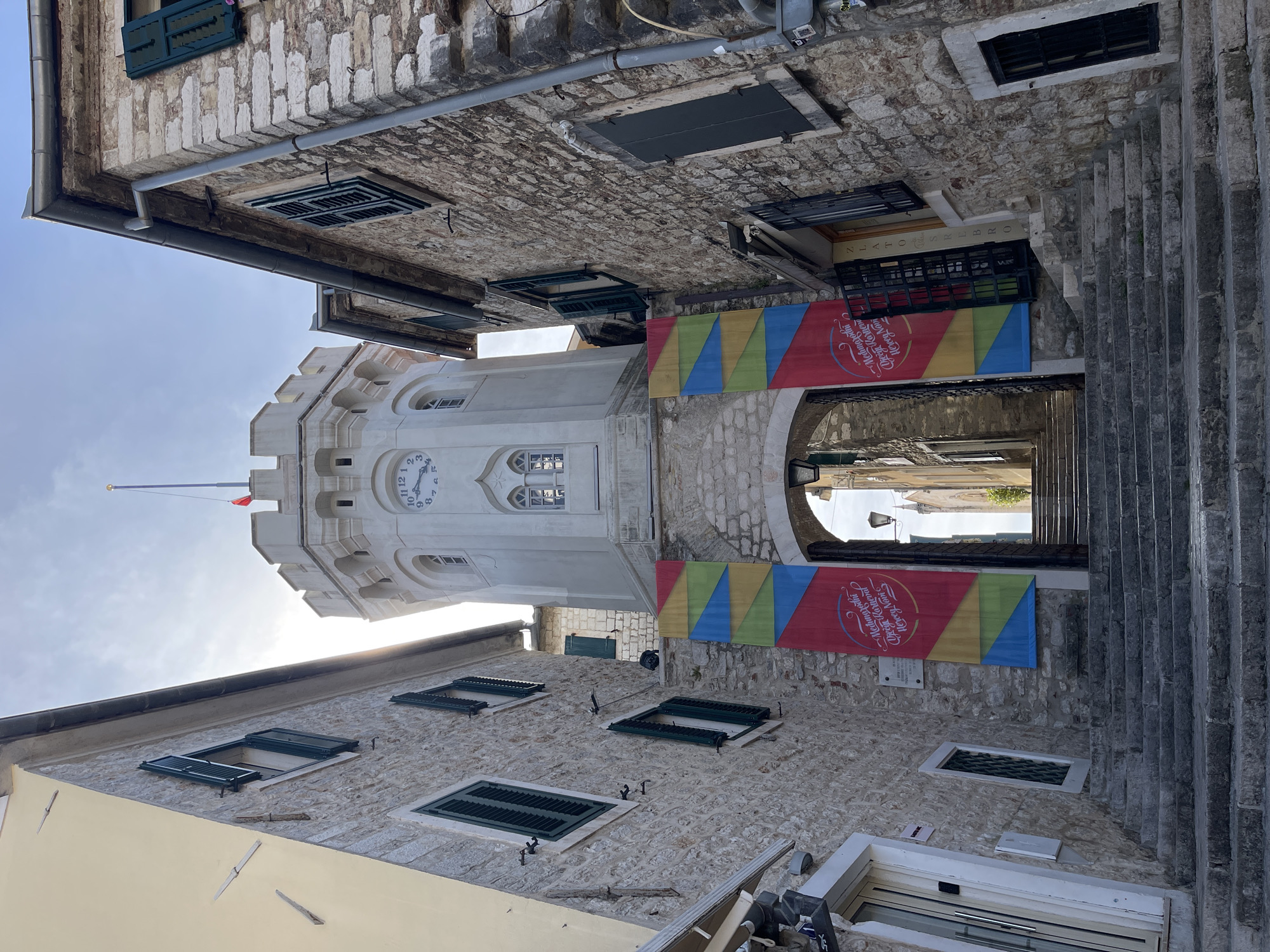 Morning architectural tour documented in historic Herceg Novi, Montenegro