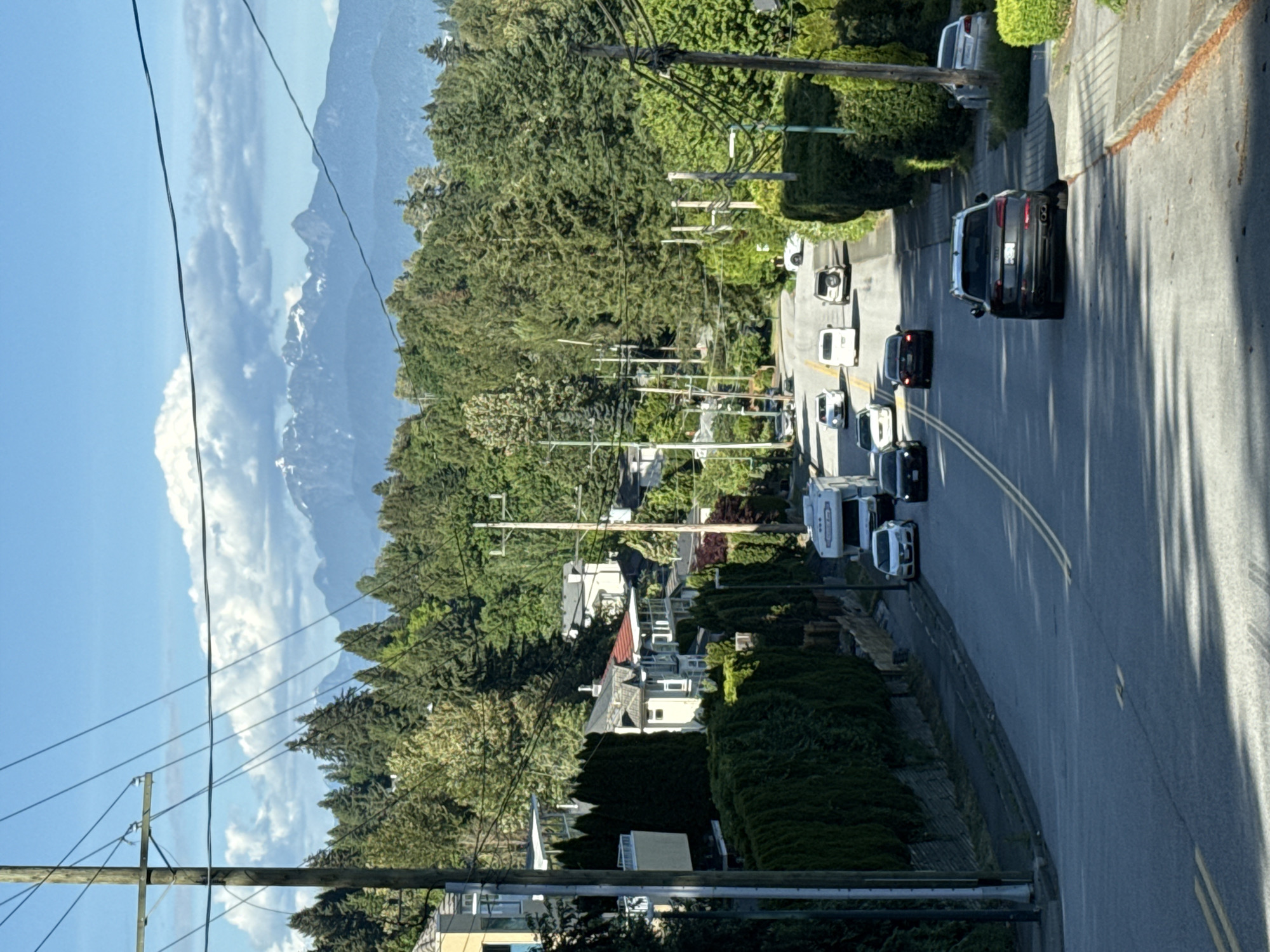 Quiet residential street activity observed in Coquitlam overnight