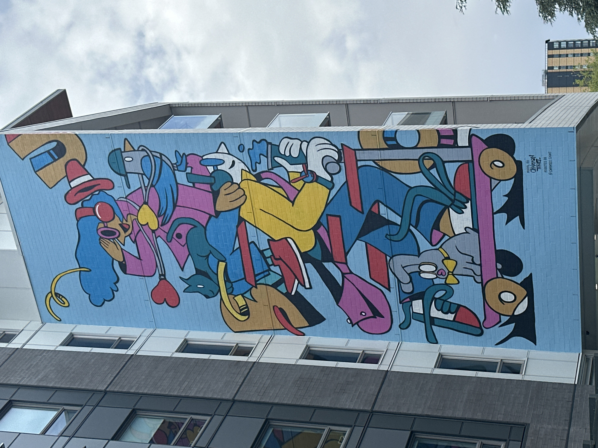 Early morning documentation of Vancouver street art and architecture