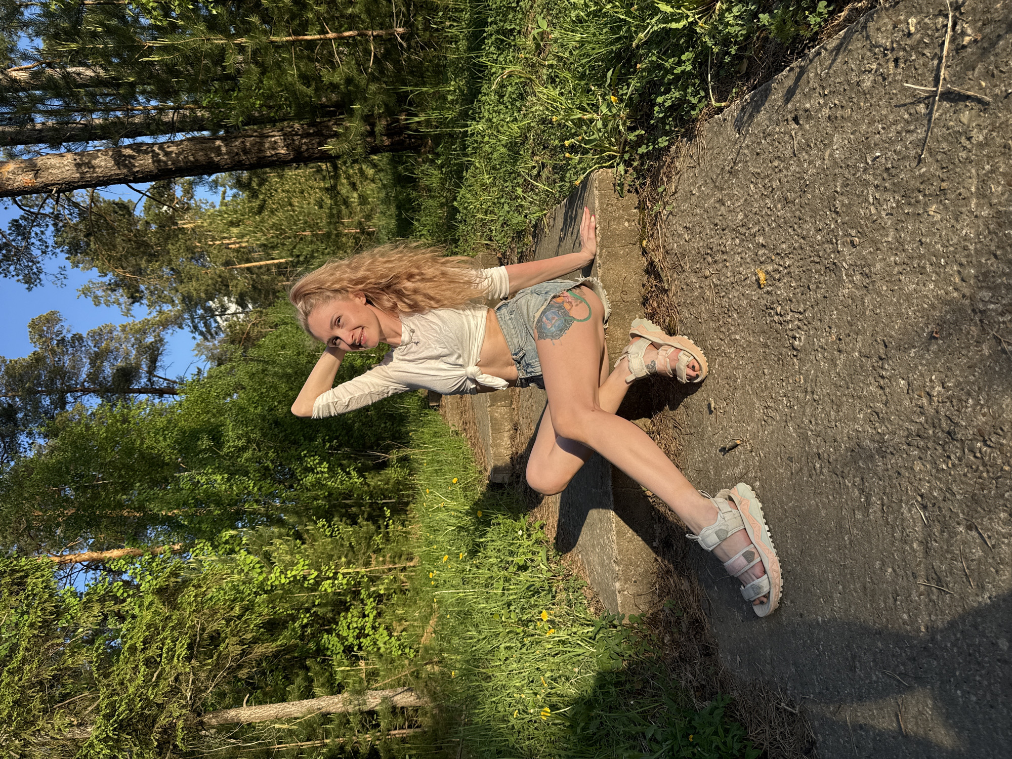 Casual photo session captured in Noviy, Russia outdoor setting