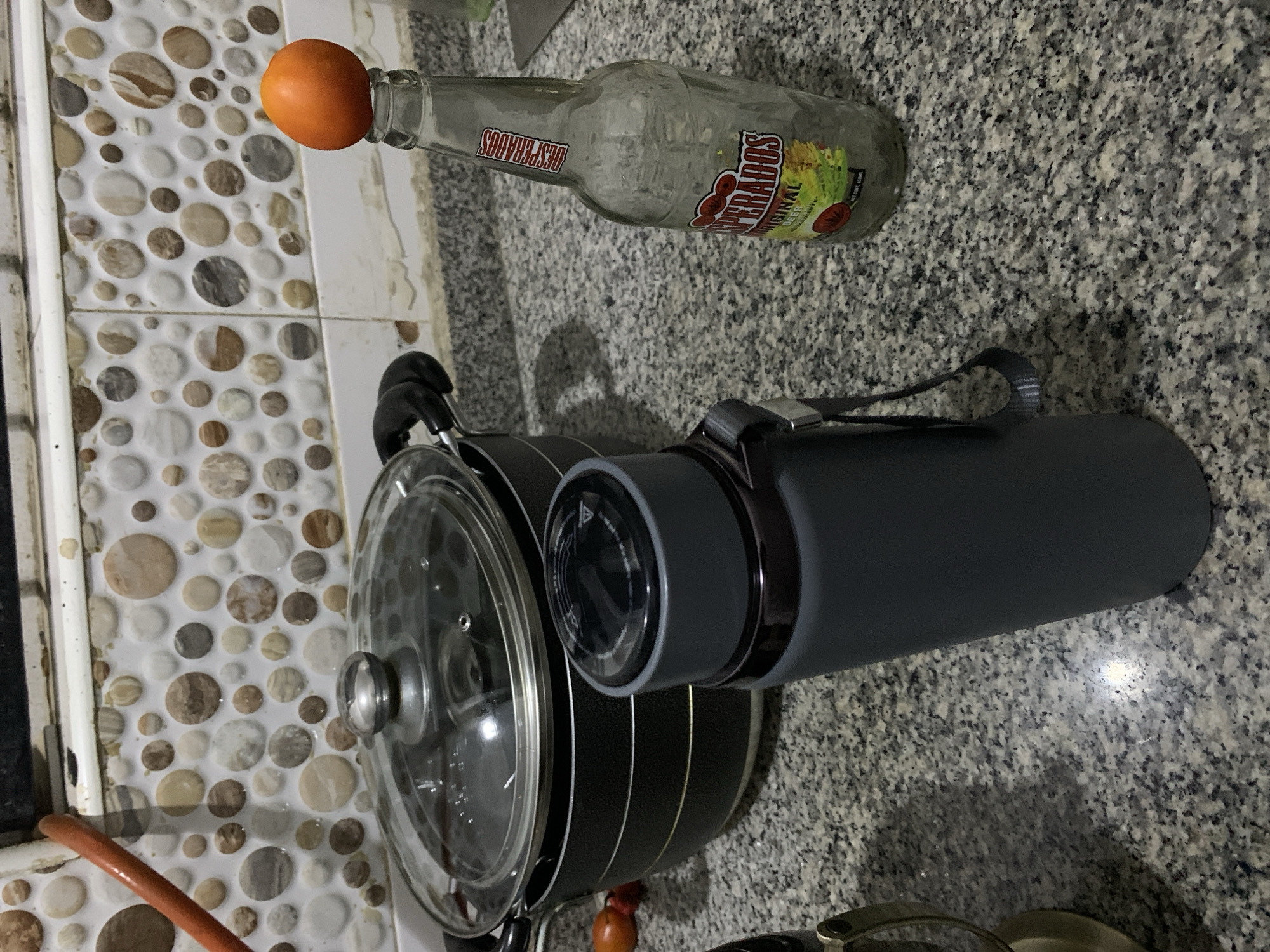 Household items documented in Gwarinpa kitchen during evening hours