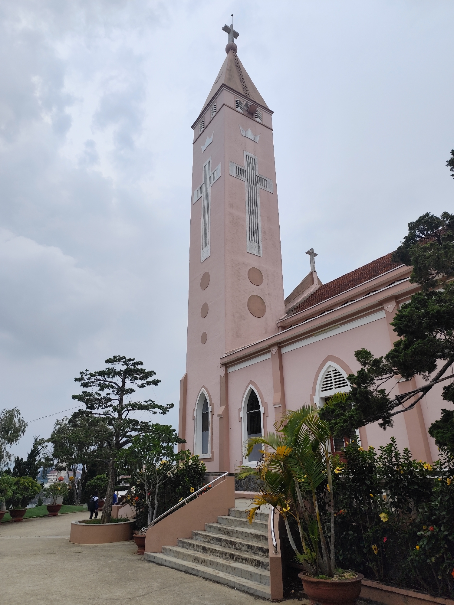Easter celebrations observed at pink church in Vietnam