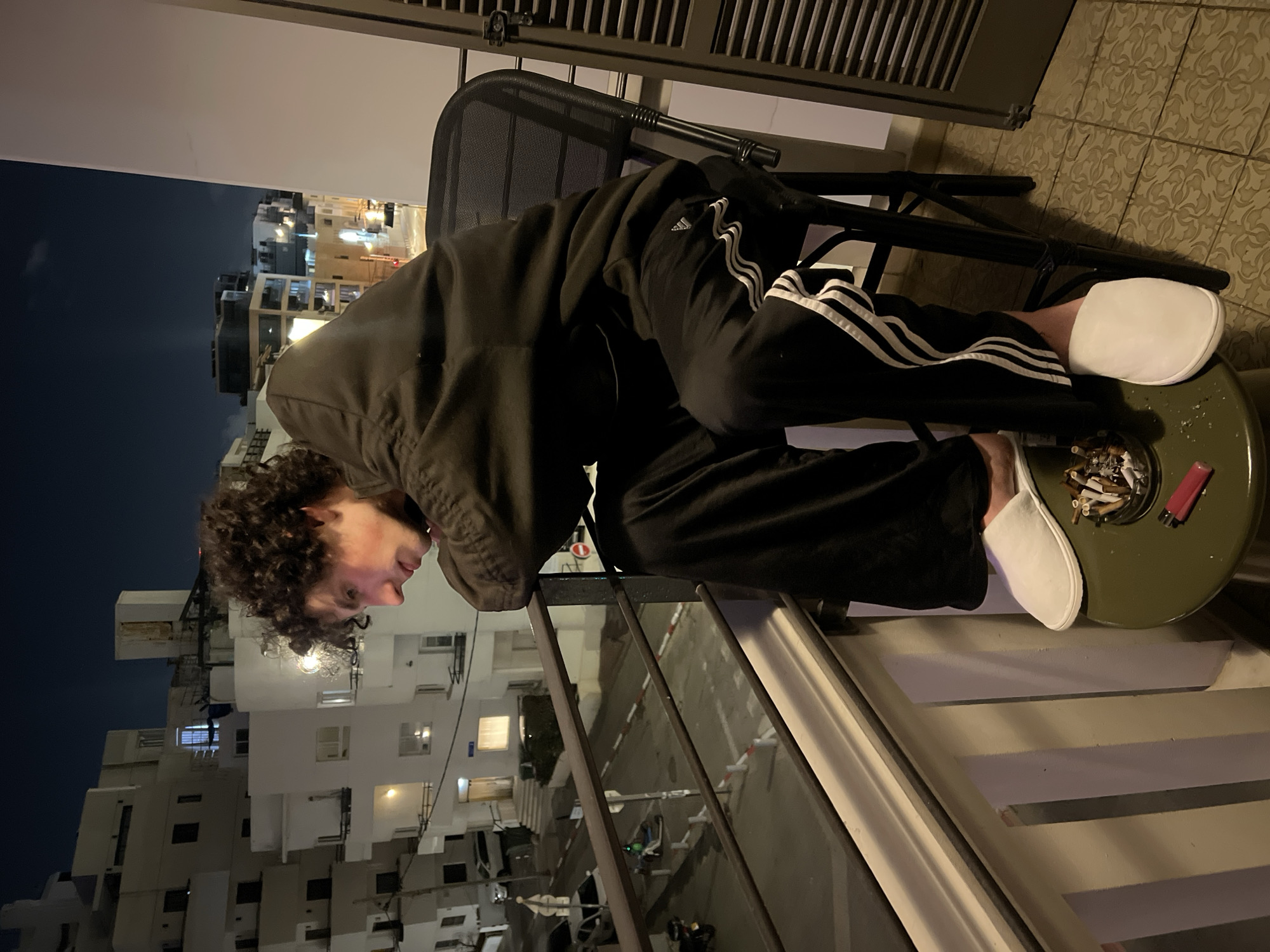 Police stop delivery cyclist in Tel Aviv nighttime incident