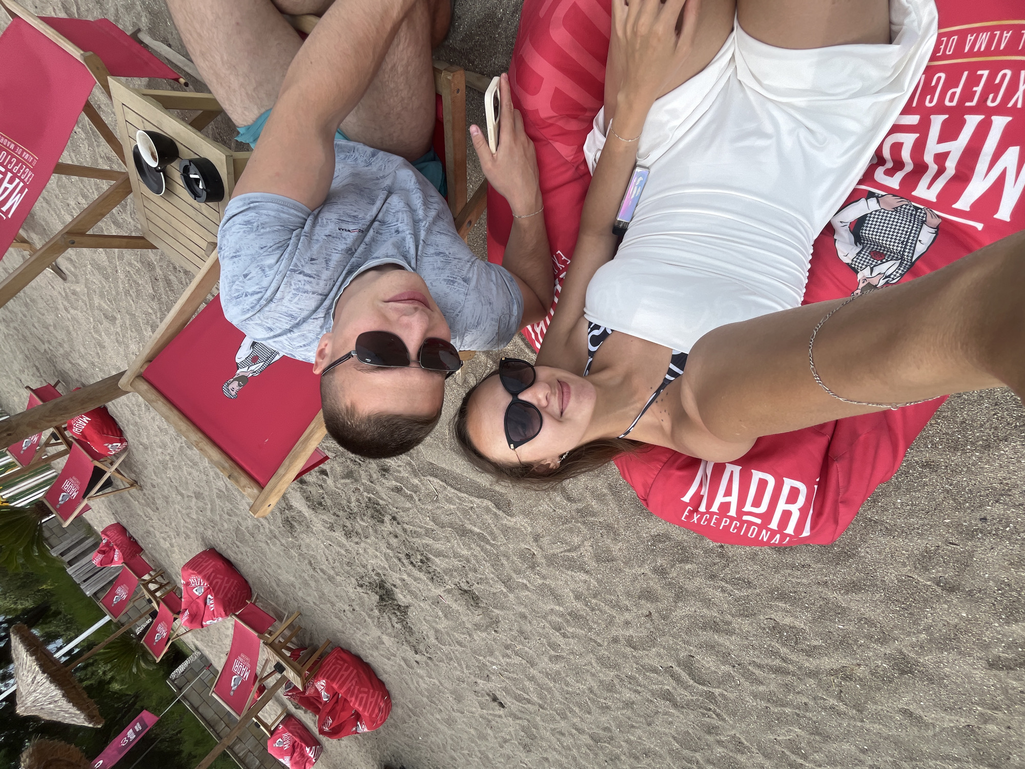 Quiet summer afternoon documented at Burgas beach, Bulgaria