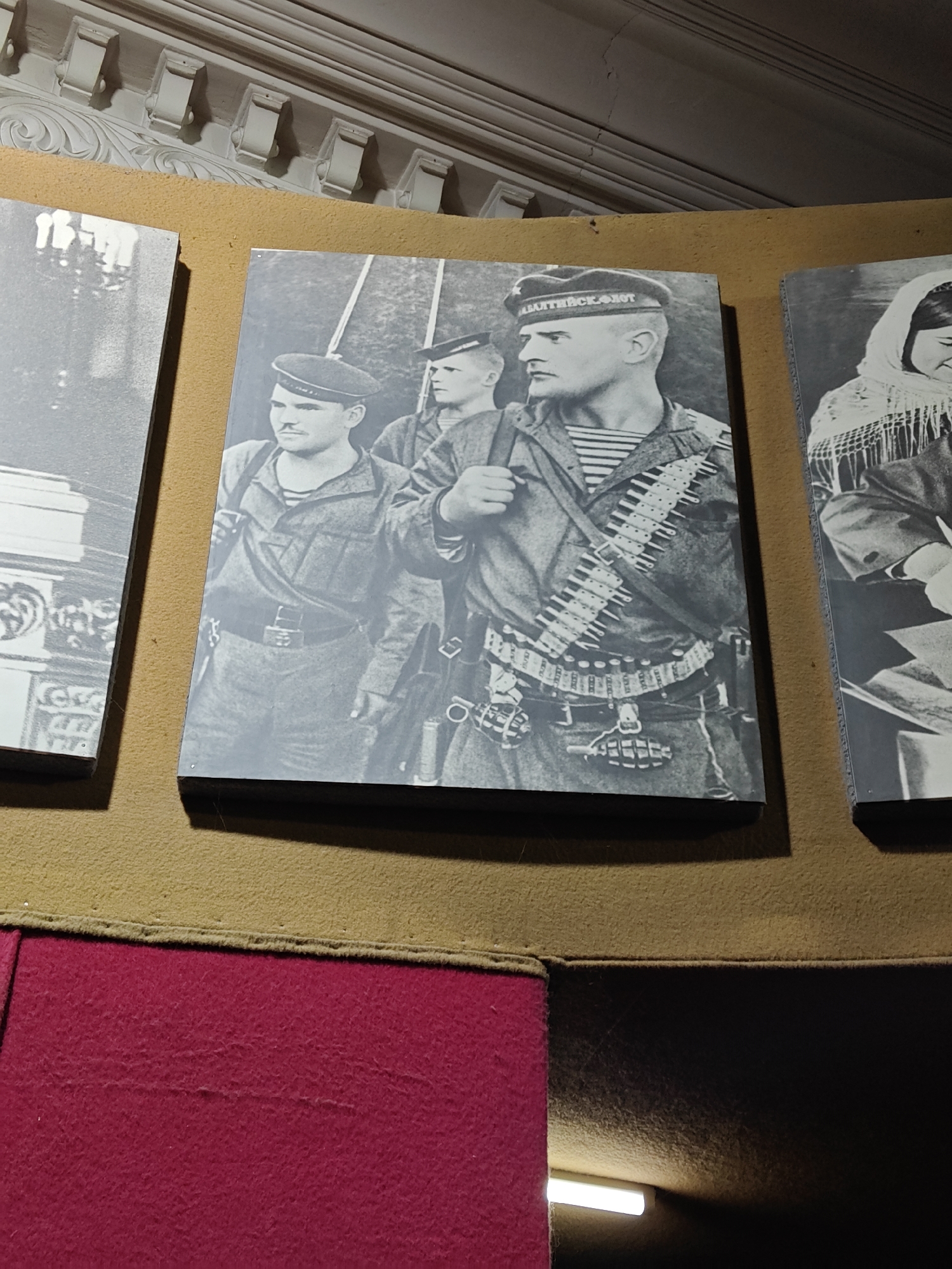 Visitor documents Stalin Museum exhibits in Gori, Georgia