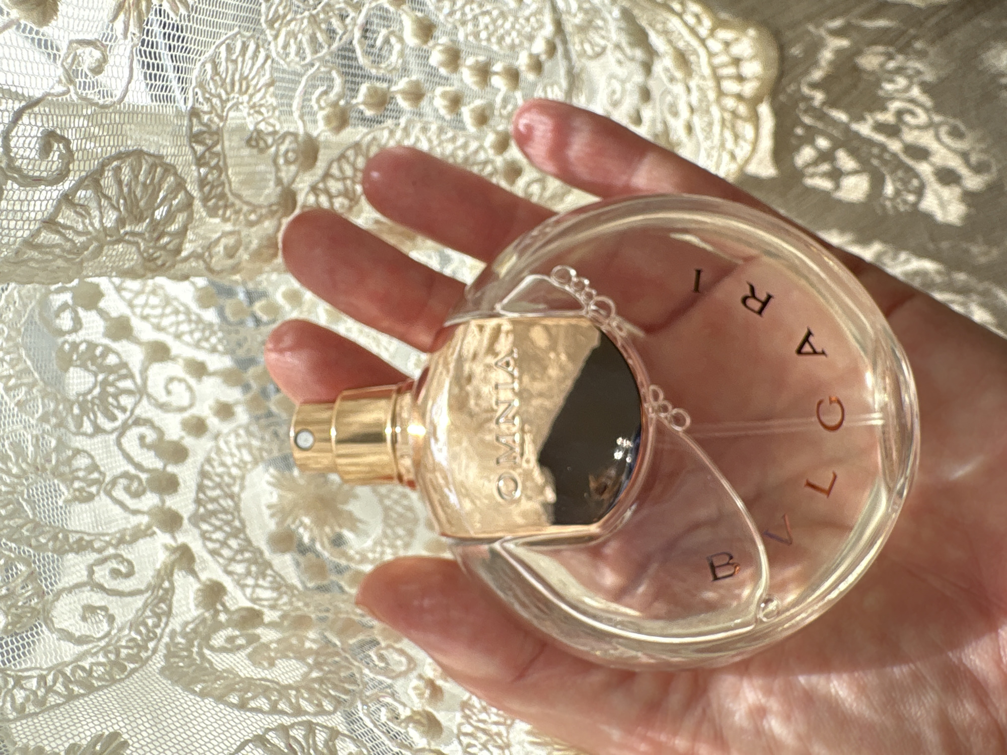 Perfume bottle photography session documented in Bar, Montenegro