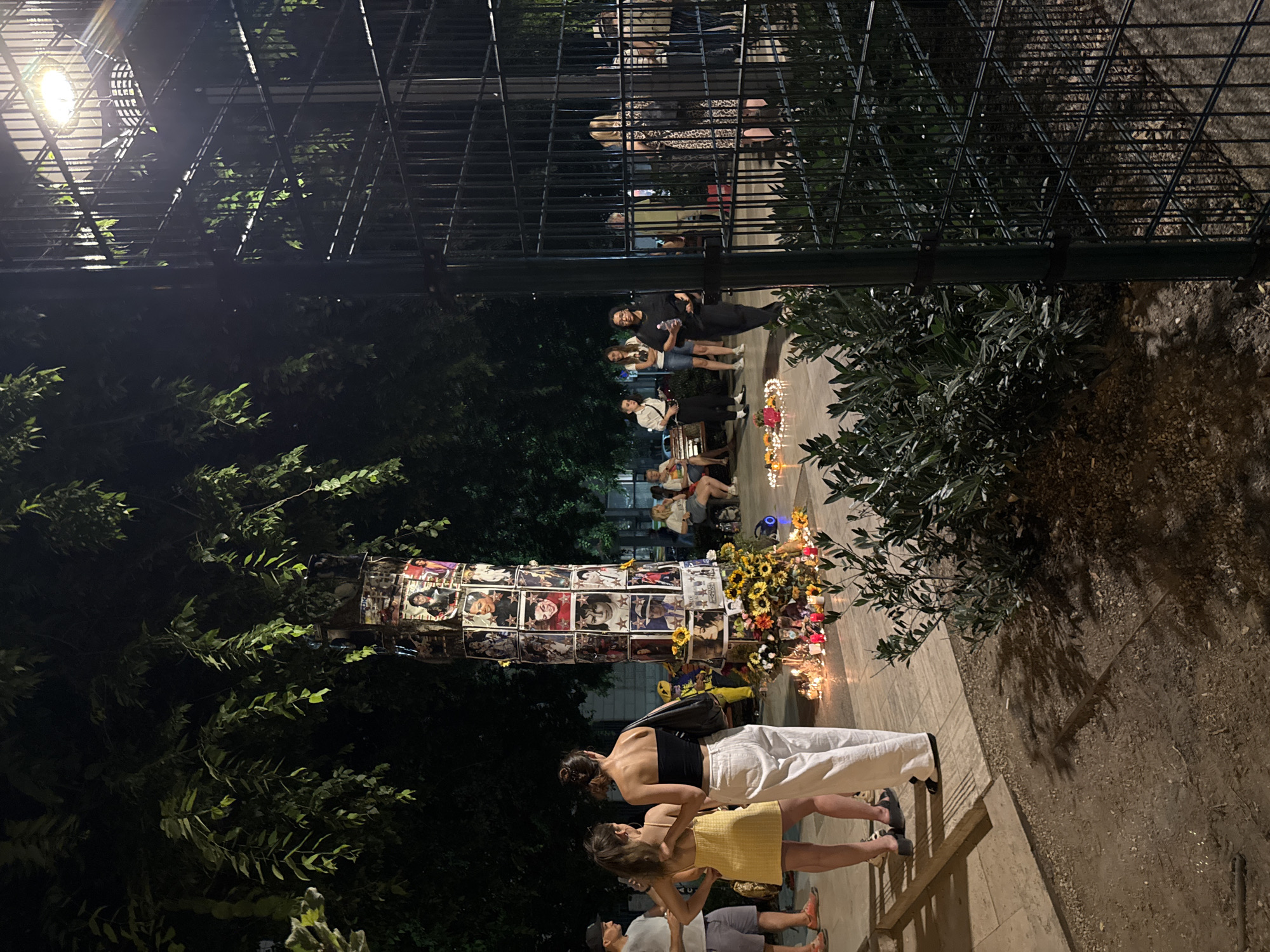 Thursday night around Budapest's central square