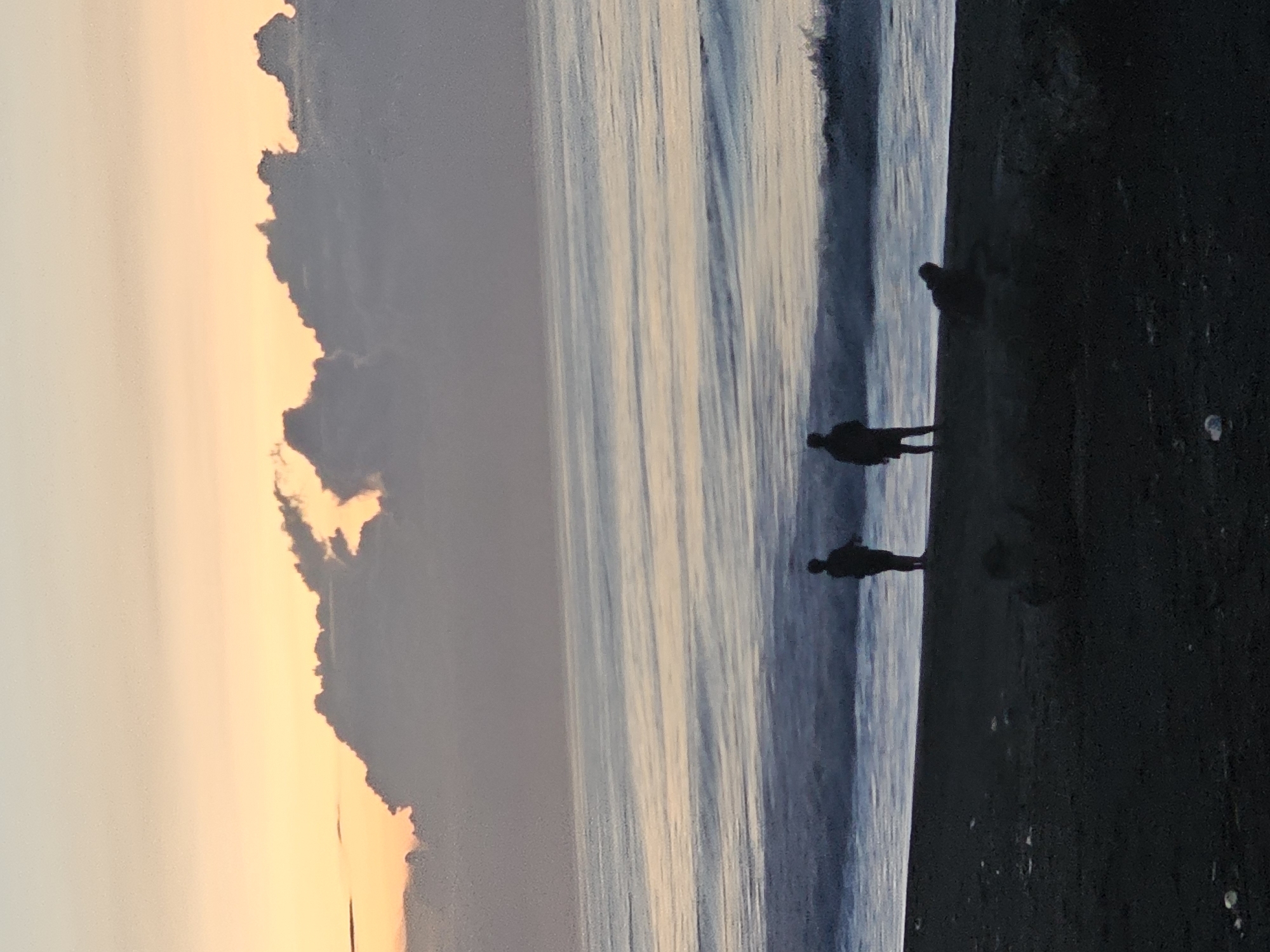 Evening twilight scenes captured across Denpasar, Indonesia