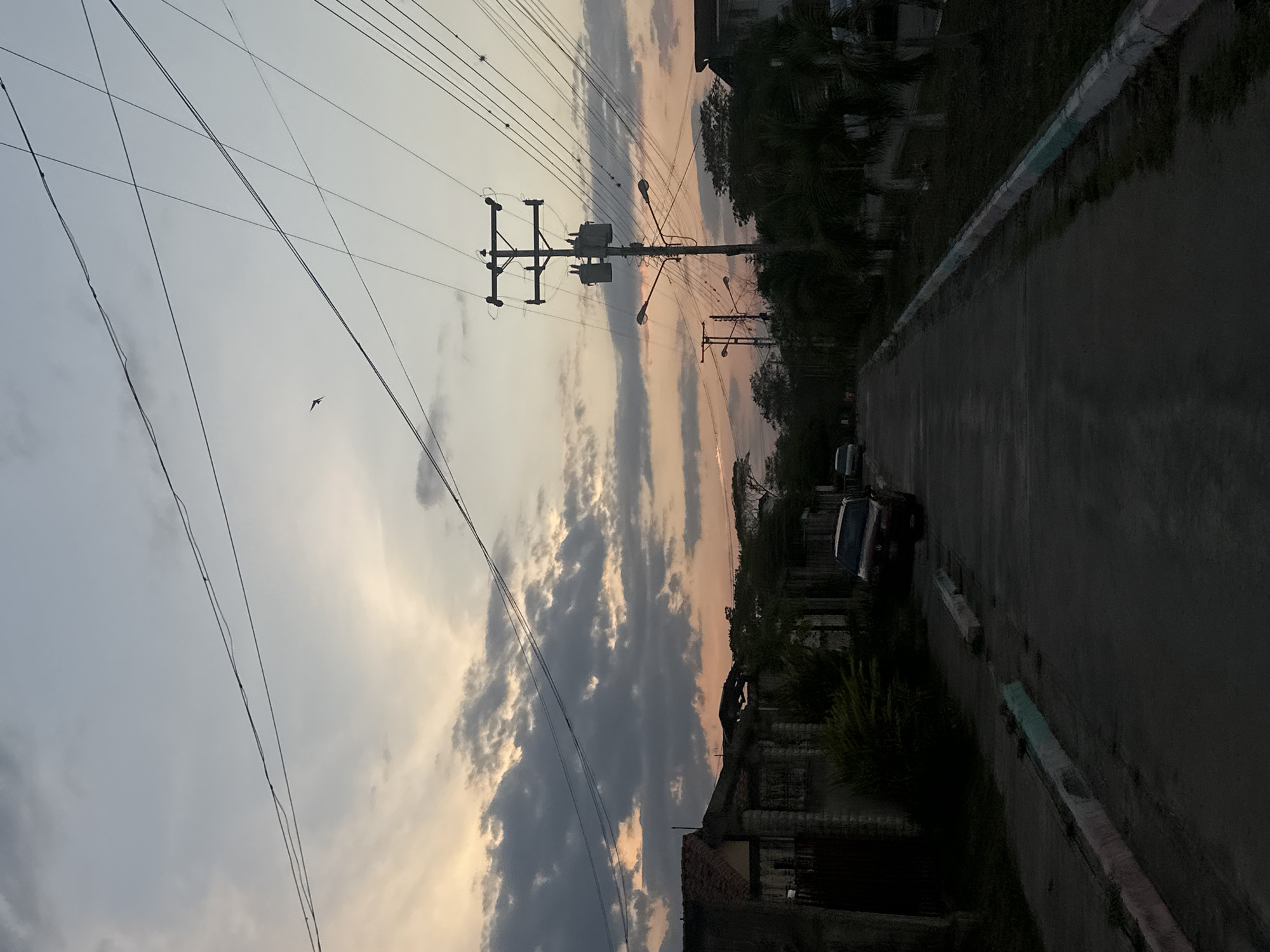 Evening street scene captured in Parroquia Ocumare, Venezuela