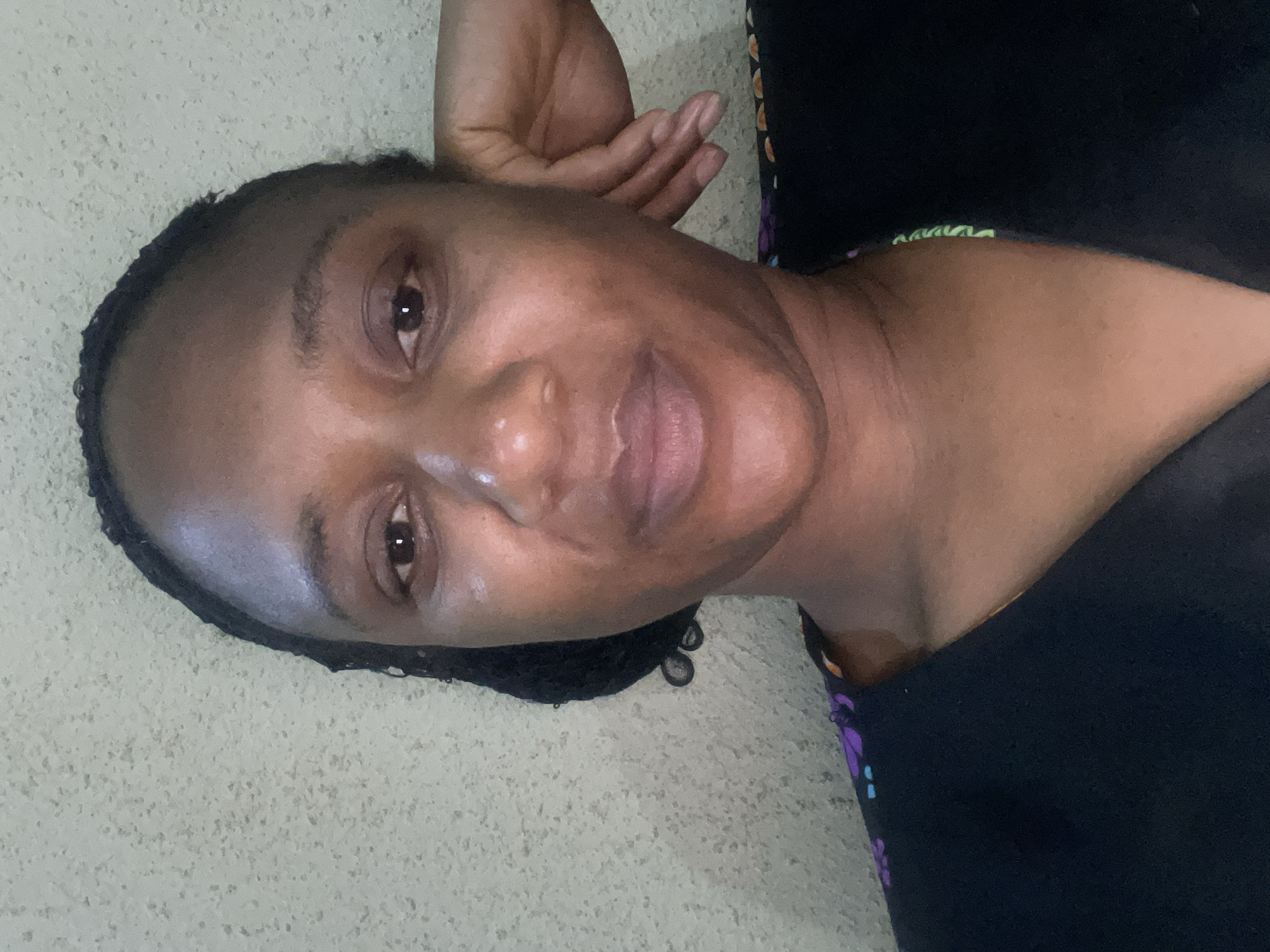 Woman photographed in close-up portraits in Jos, Nigeria
