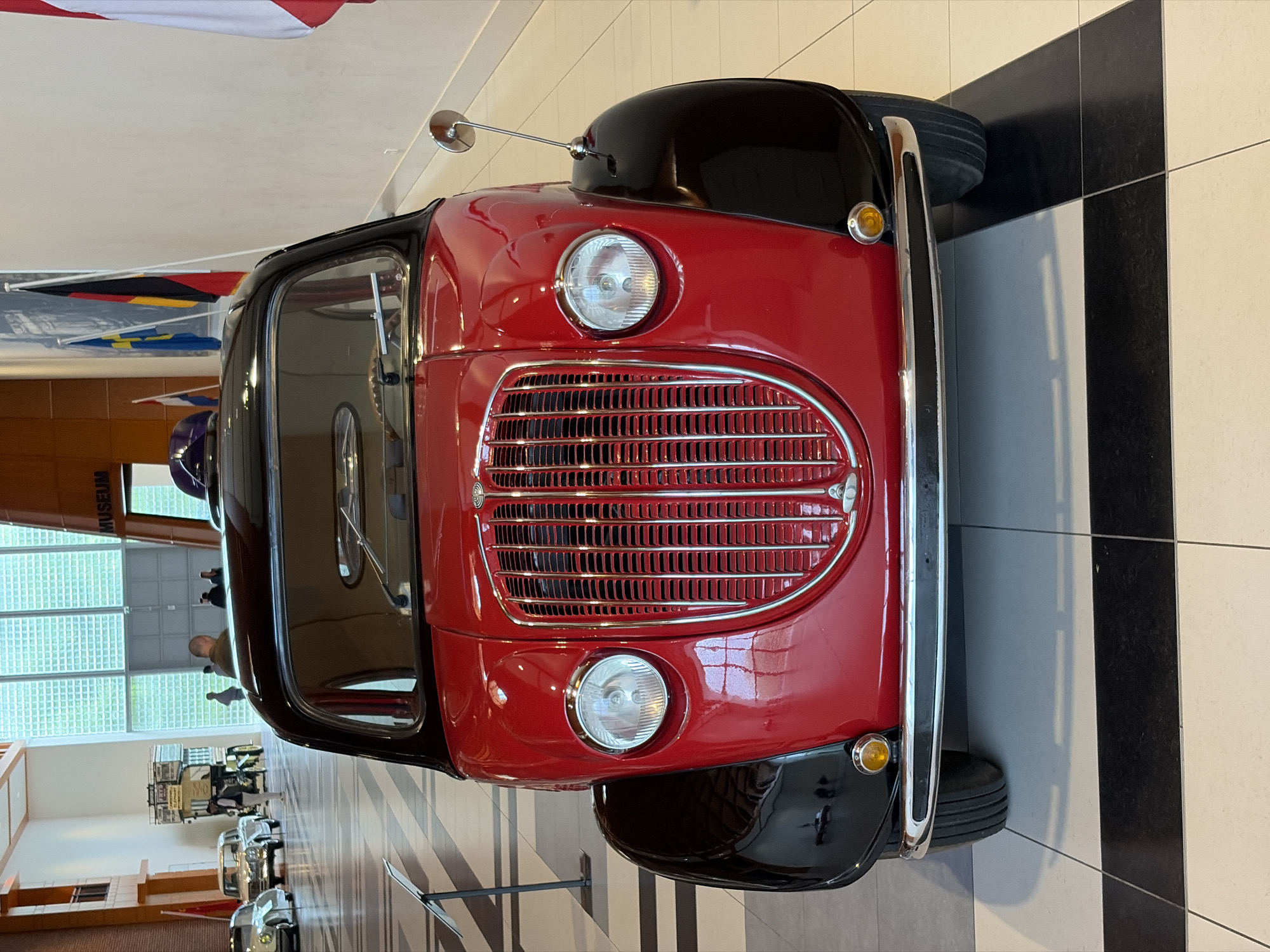 Vintage car exhibition documented at The Hague museum