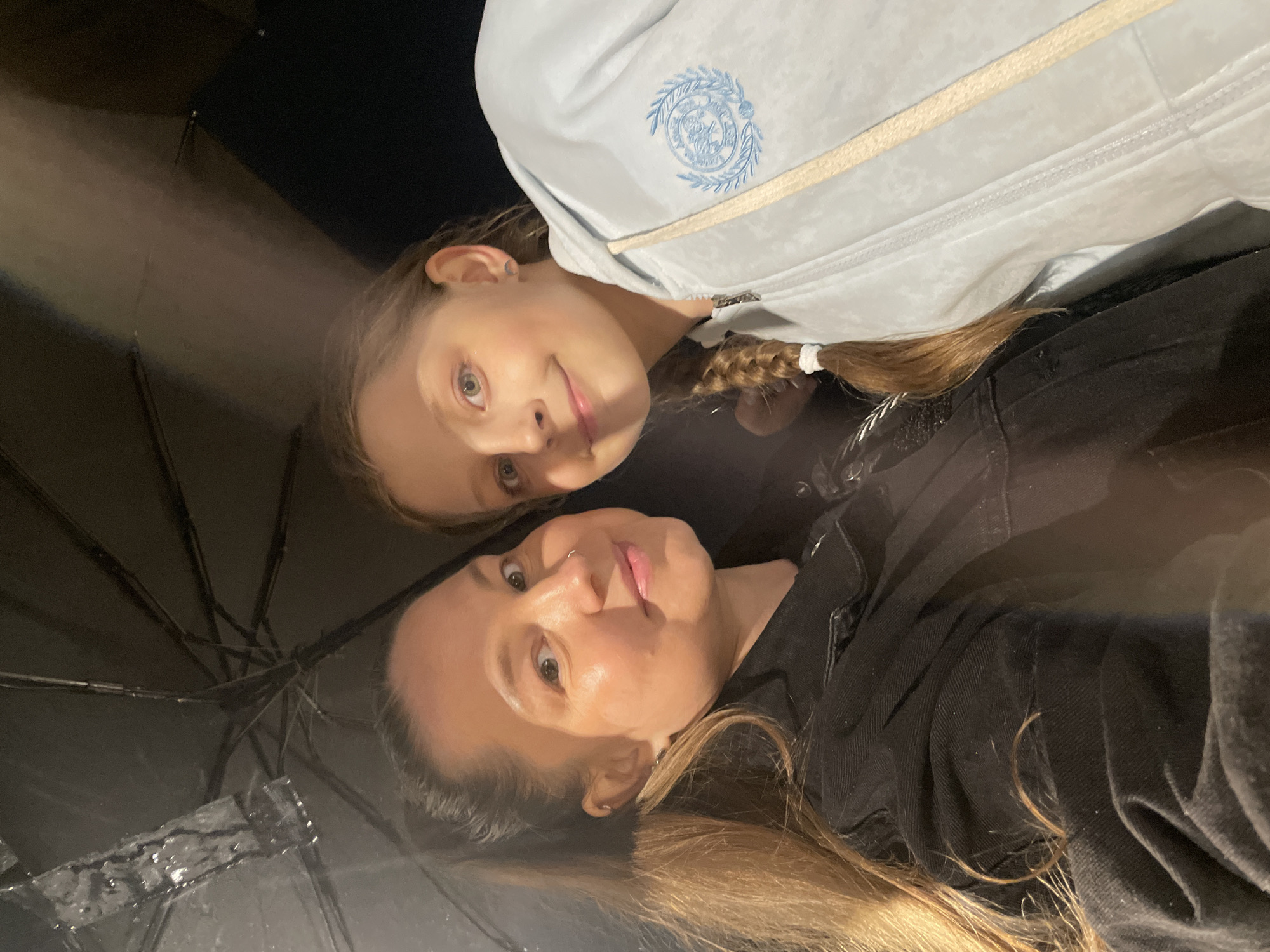 Rainy evening scenes captured near war memorial in Izhevsk