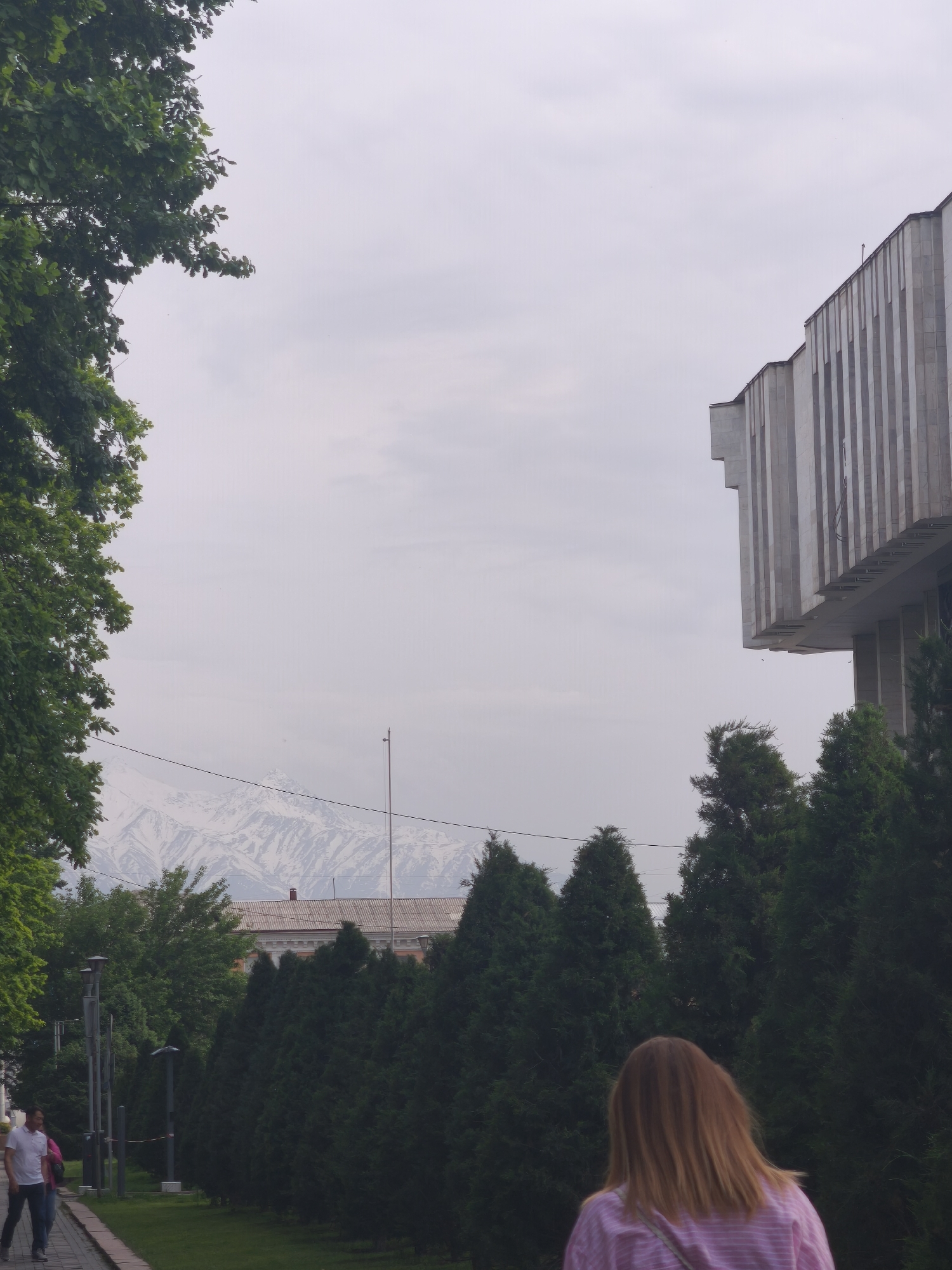 Casual urban exploration documented across Bishkek landmarks and streetlife
