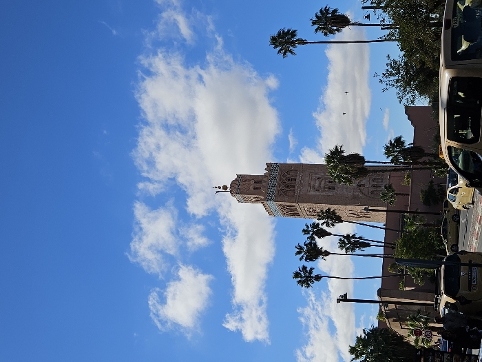 Tourist documents hour-long visit to Koutoubia Mosque gardens, Marrakesh
