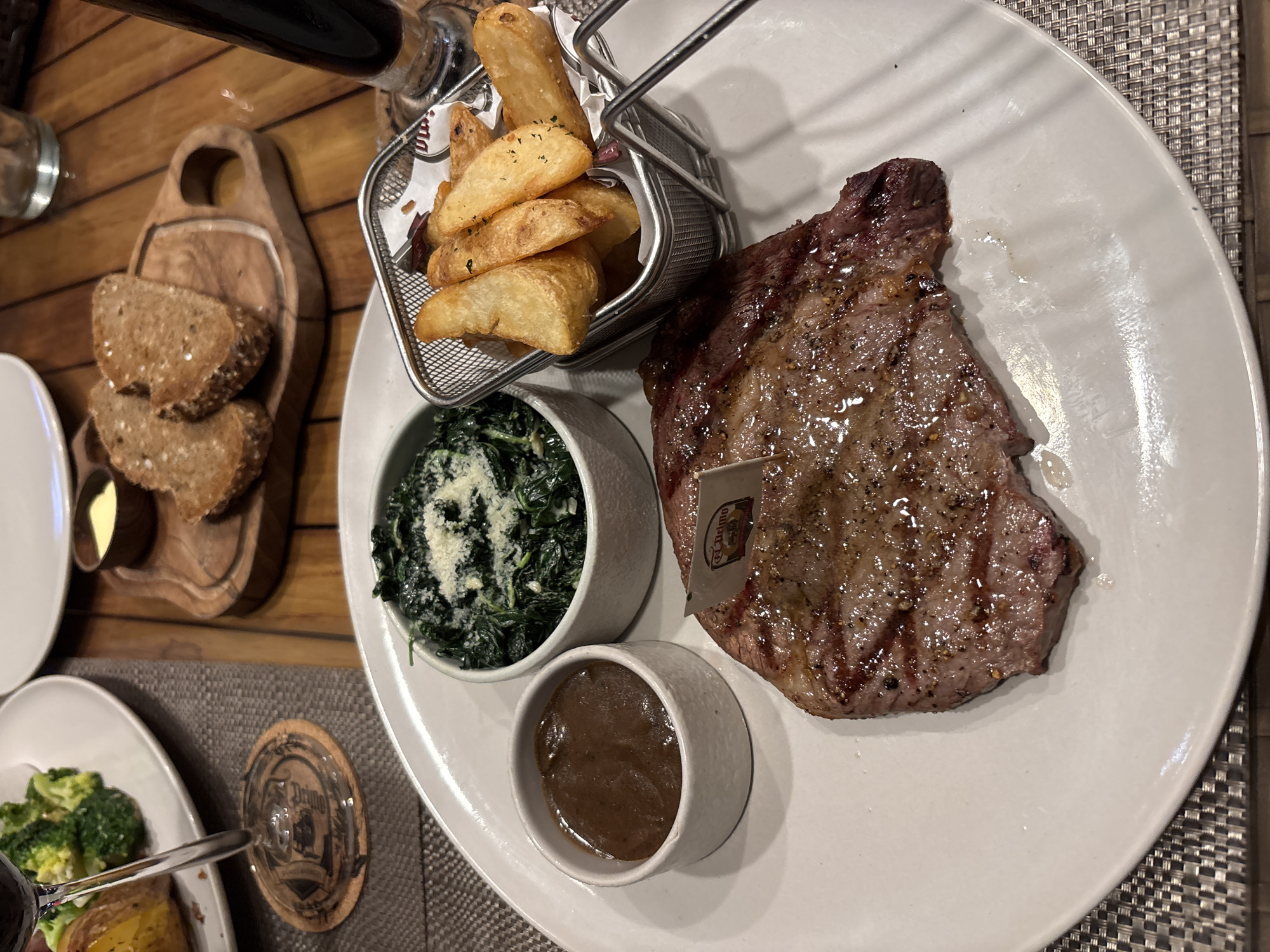 Steak dinner documented at restaurants in Kuta Selatan, Indonesia