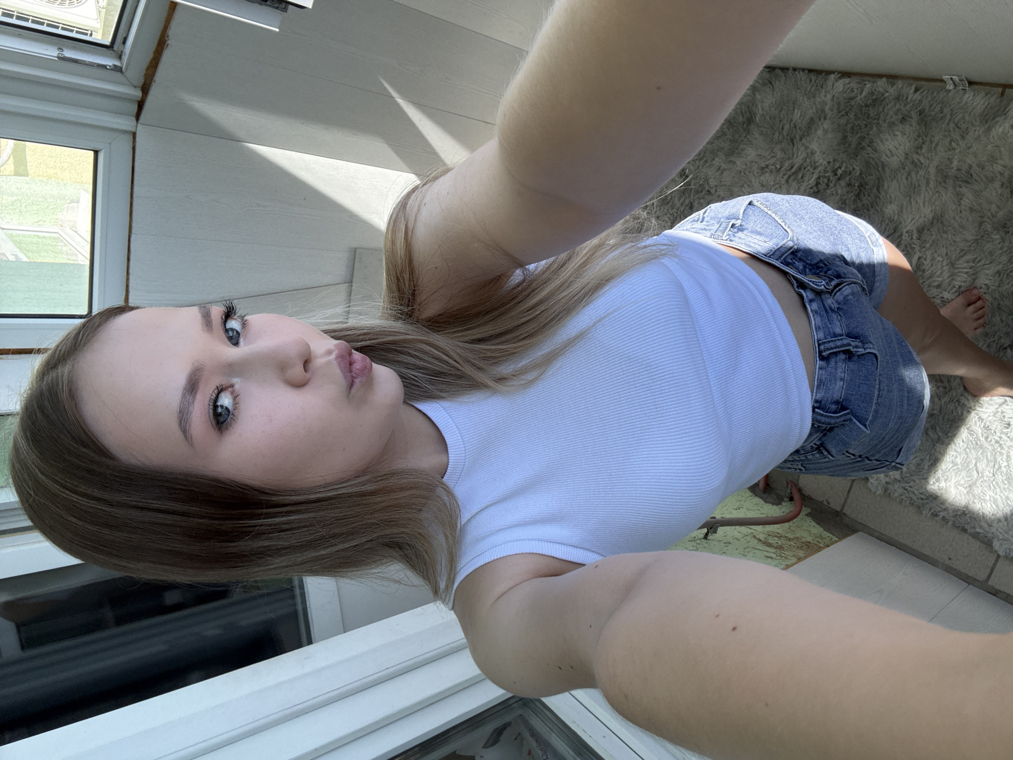 Lazy summer morning selfies and a ladybug in Chaikovsky