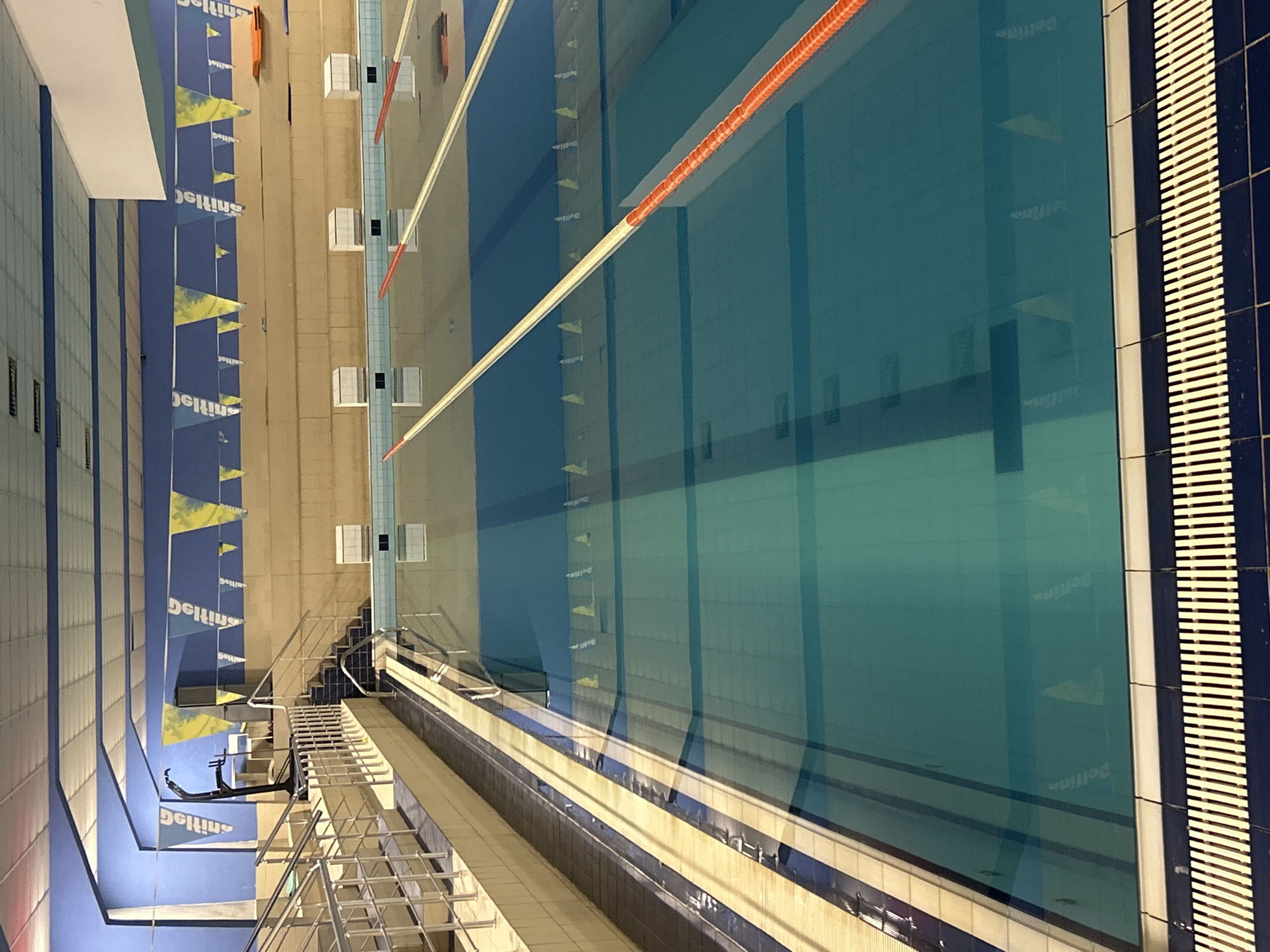 Indoor competitive swimming pool documented in Sofia