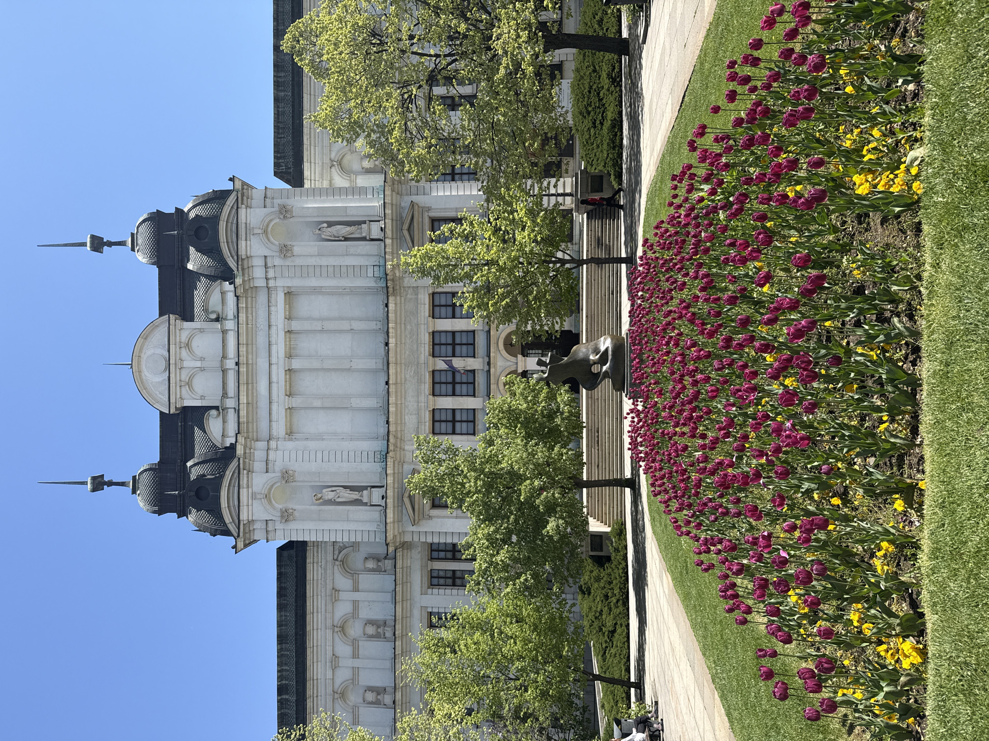 Tourist captures Sofia landmarks under clear skies