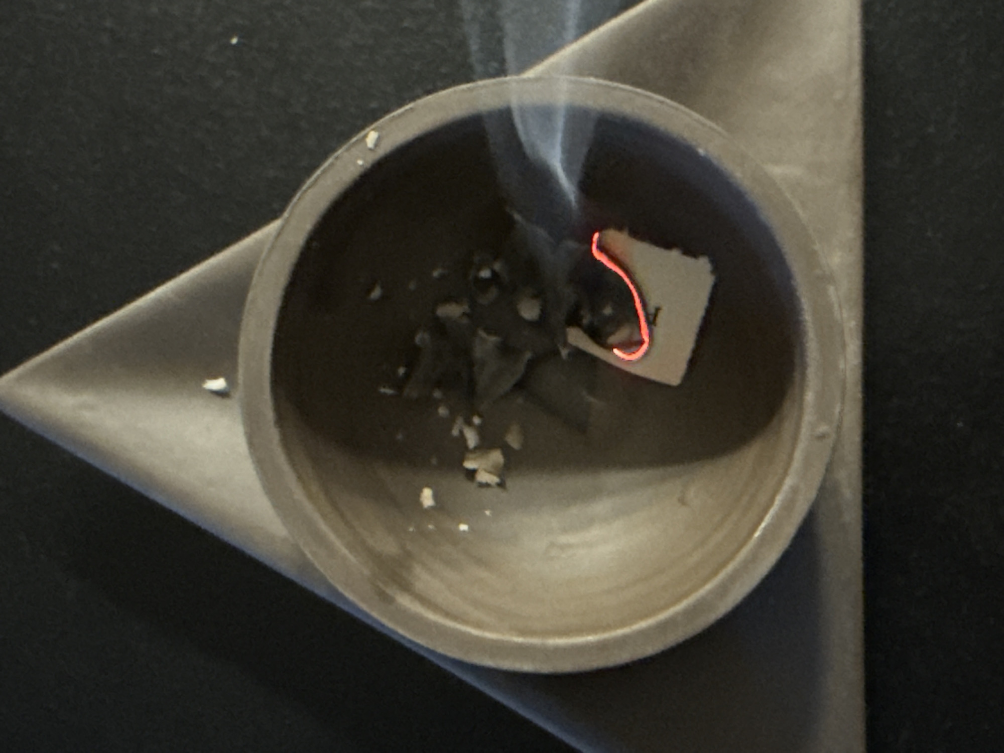 Papier d'Arménie incense burning captured in Yerevan