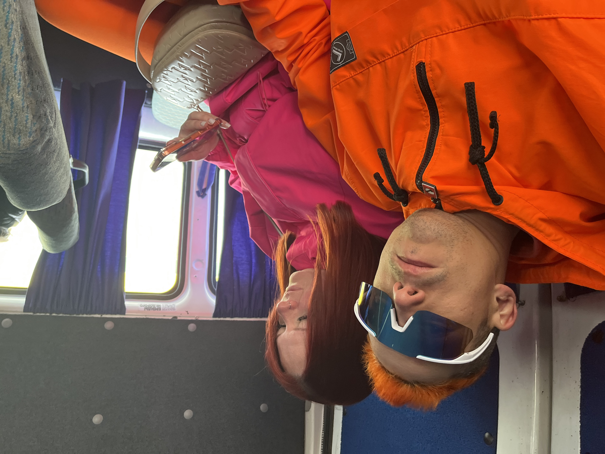 Passengers observed traveling in vehicle in Chaikovsky, Russia