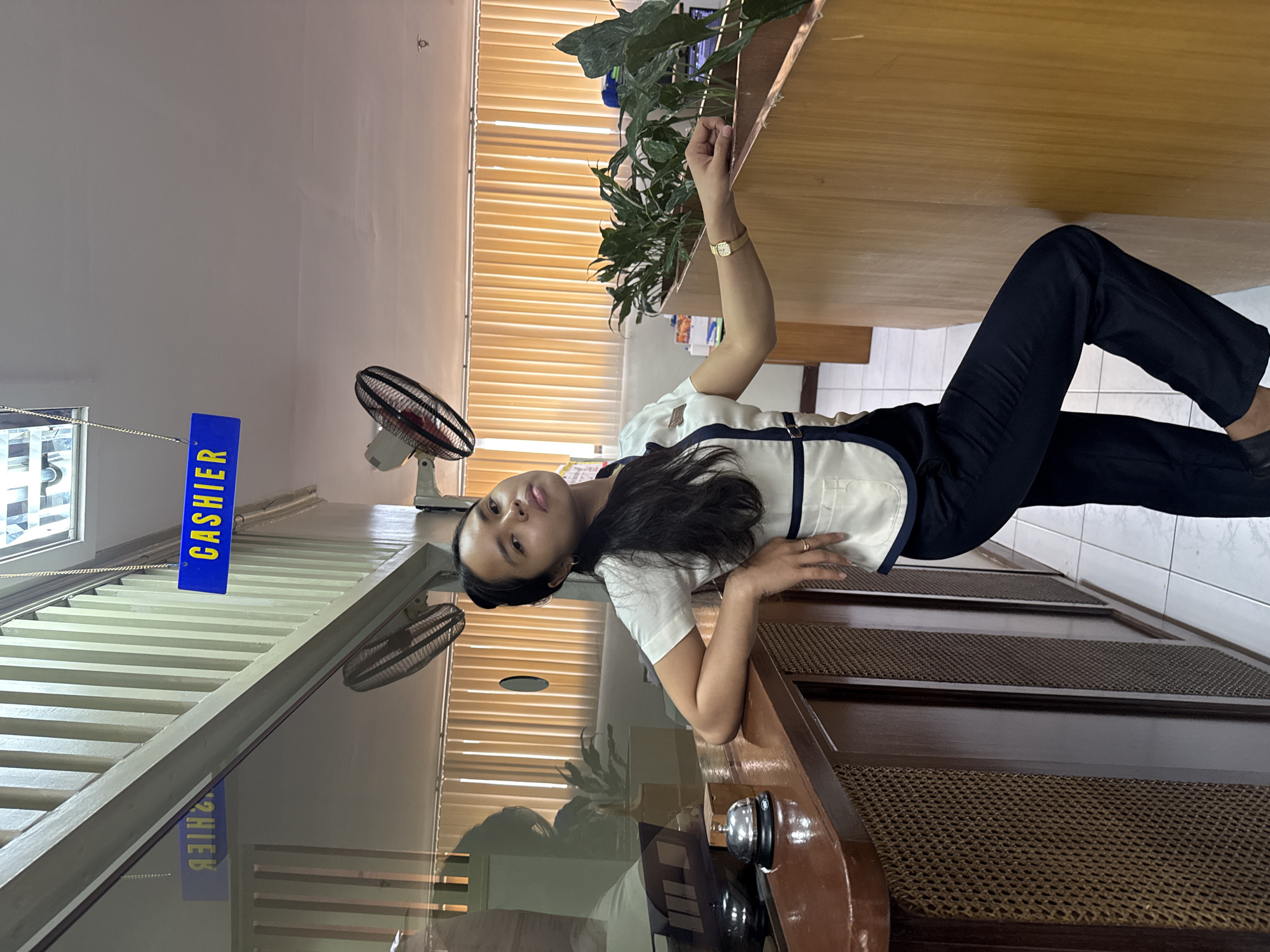 College of Applied Economics students hang out on campus in Davao
