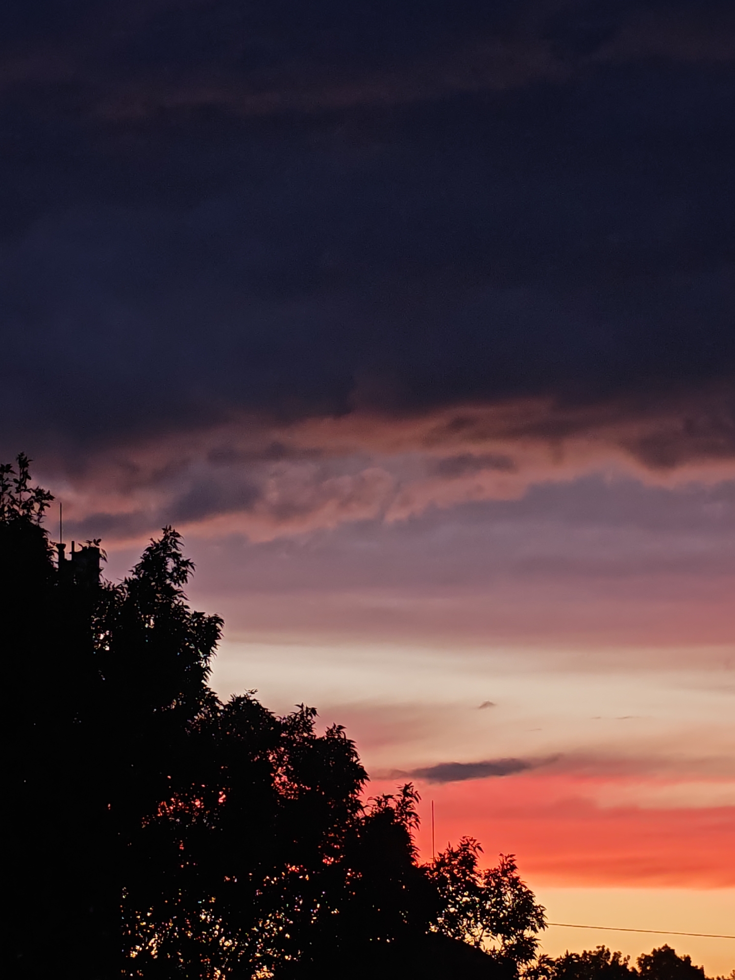 Evening domestic life captured during Sofia sunset, June 2026