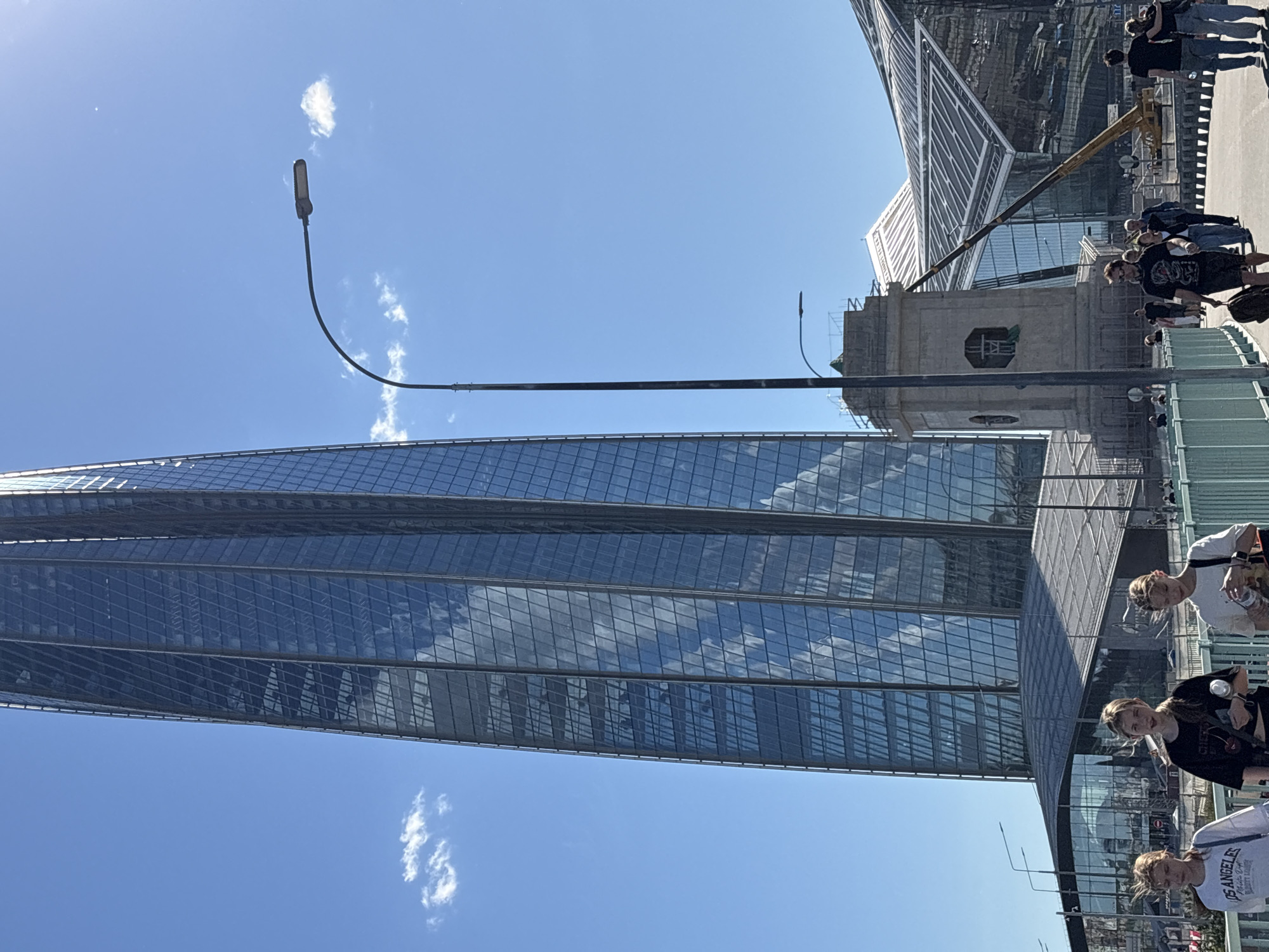 Lakhta Center and Saint Petersburg waterfront on a clear summer day