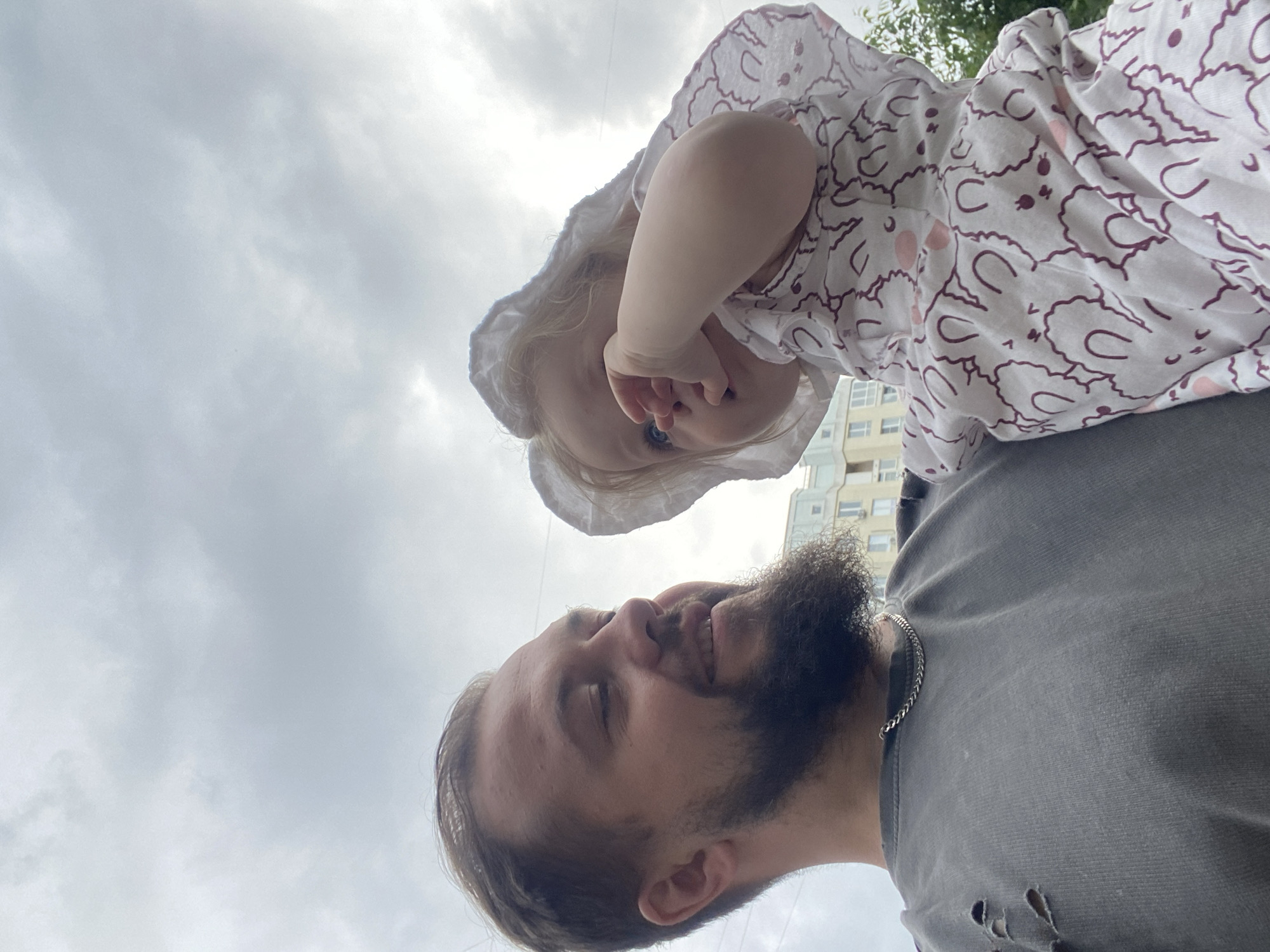 Family playground outing documented in Vladimir, Russia