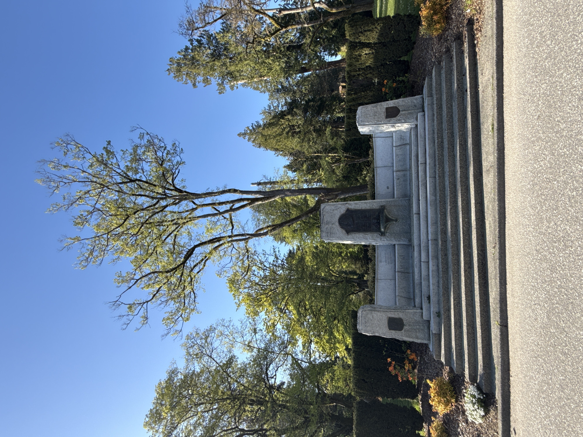 Late-night visitor documents Victoria memorial at Vancouver cemetery