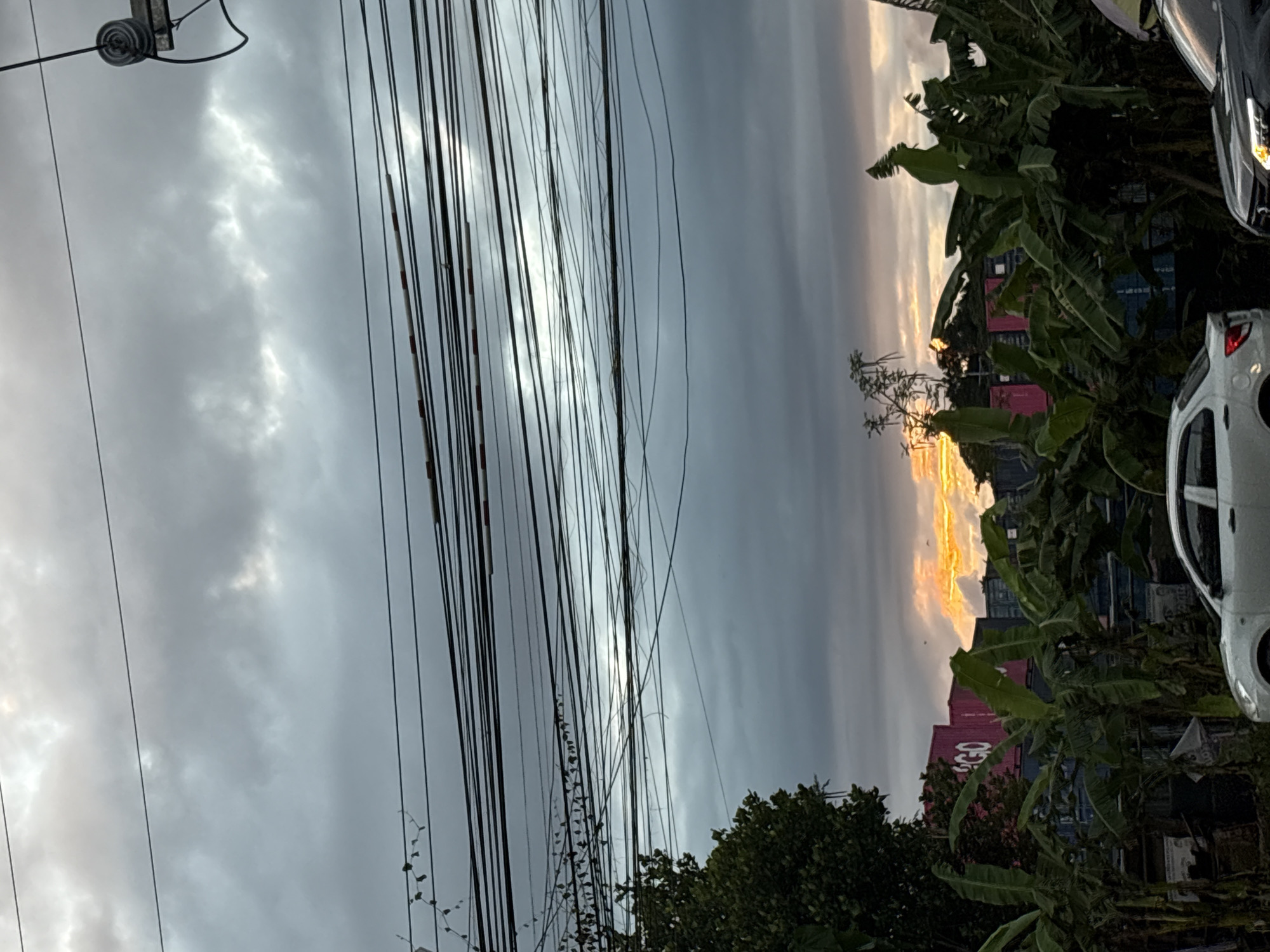 Motorcyclist documents evening ride through Davao City at sunset