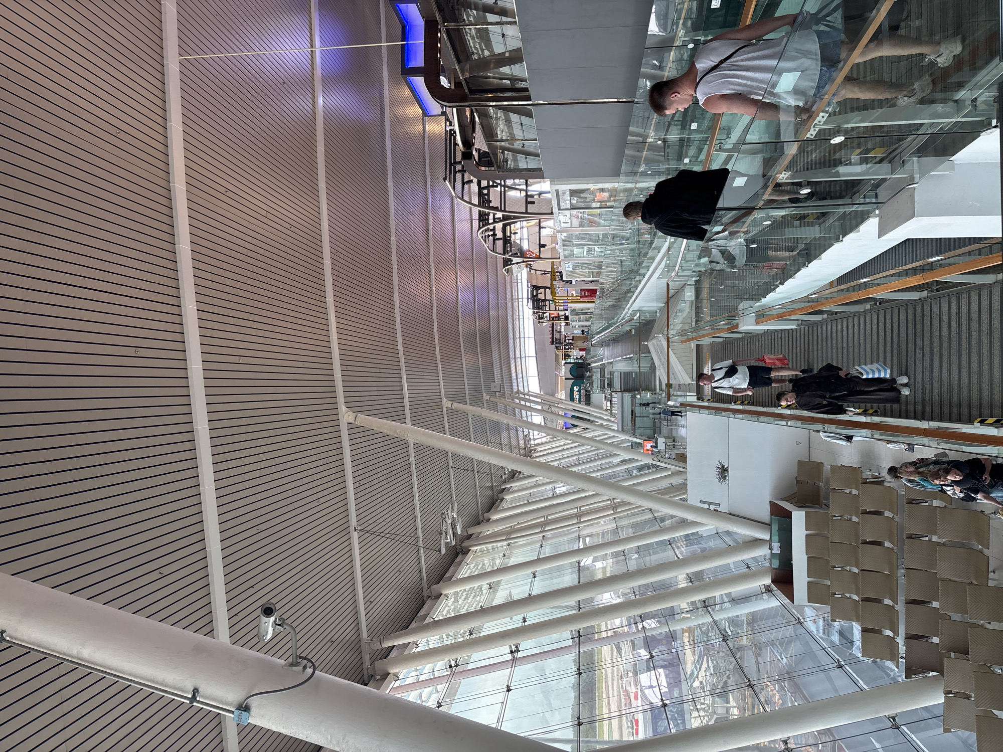 Traveler documents journey through Phuket International Airport terminal and flight