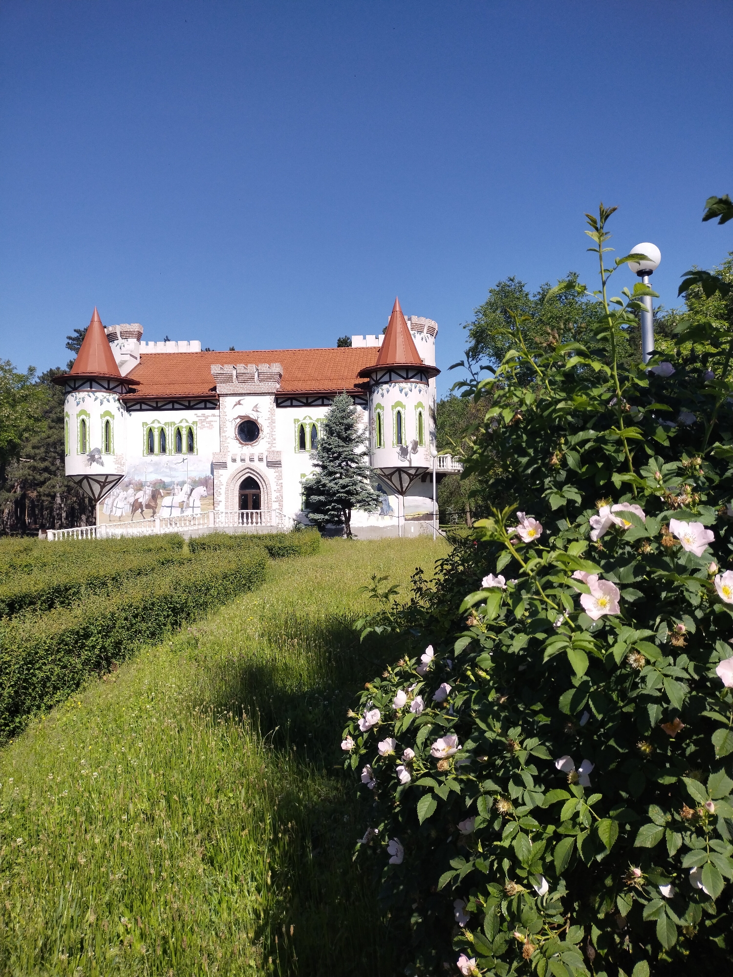 Morning scenes at fairy tale children's center in Ukraine