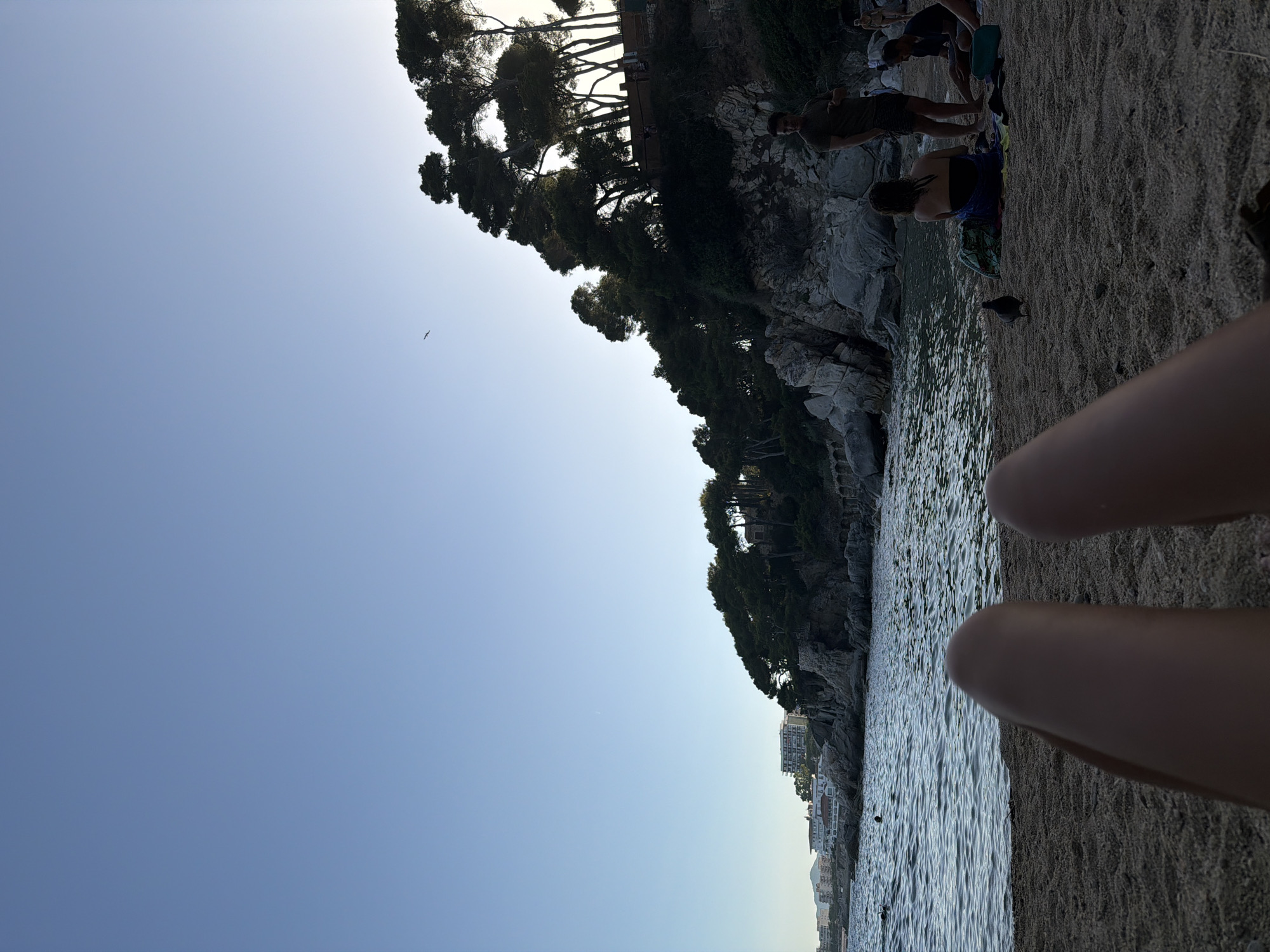 Rocky Costa Brava coastline, Mediterranean views, late June afternoon