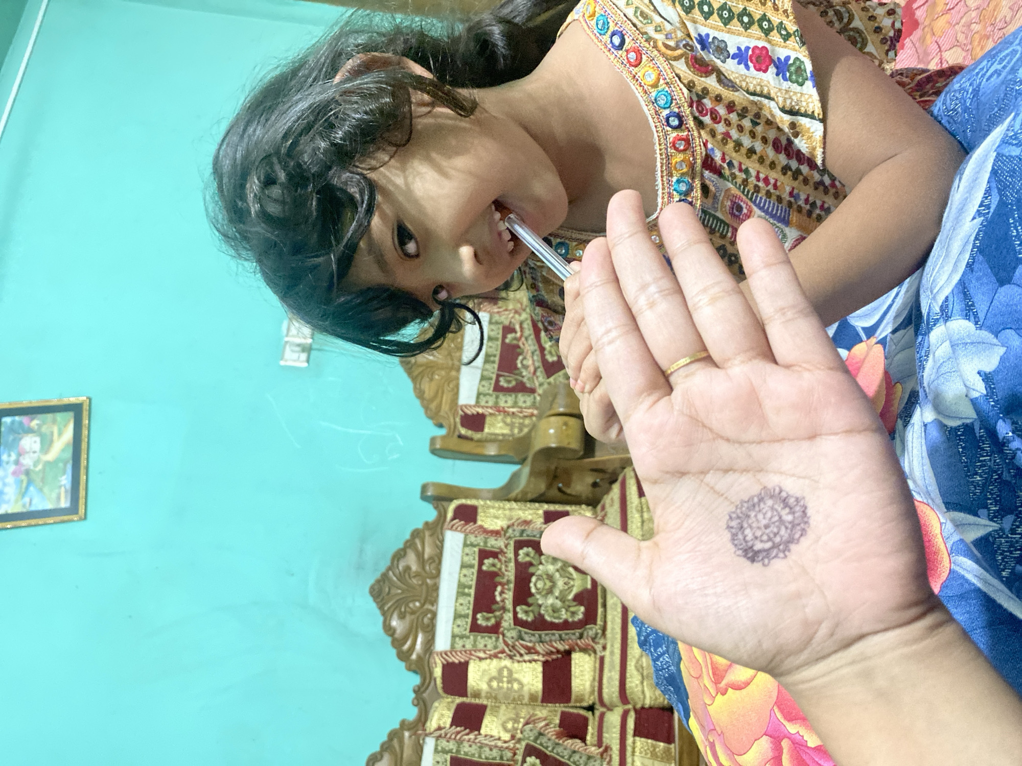 Chill Saturday at home in Dhaka — henna, dancing, and downtime