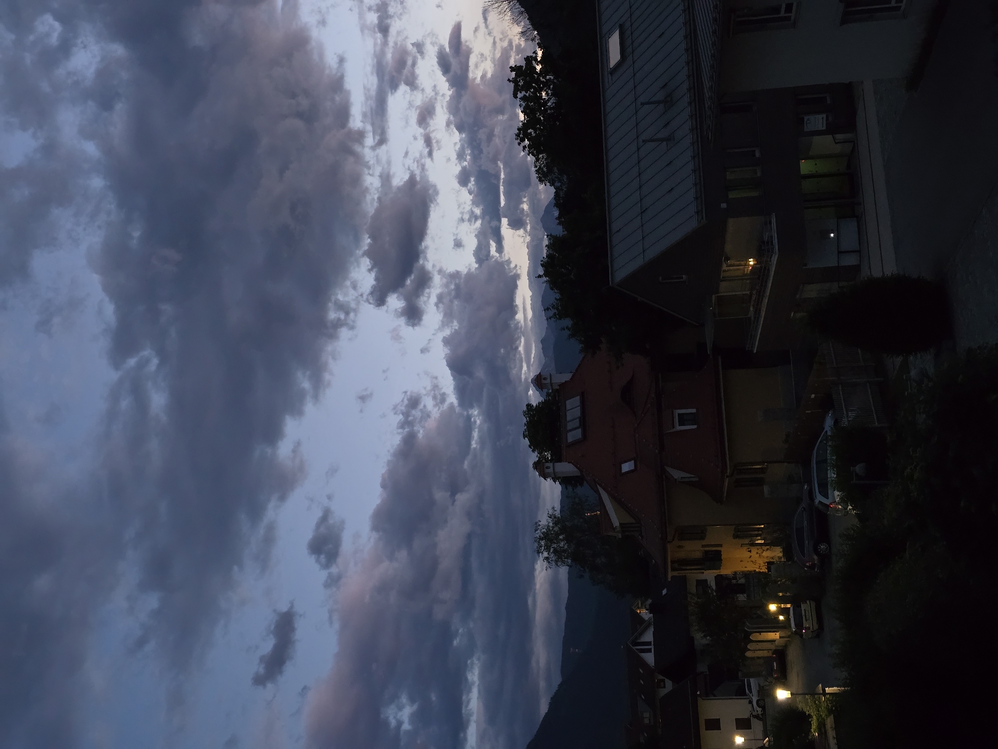 Storm clouds gather over Alpine Garmisch-Partenkirchen