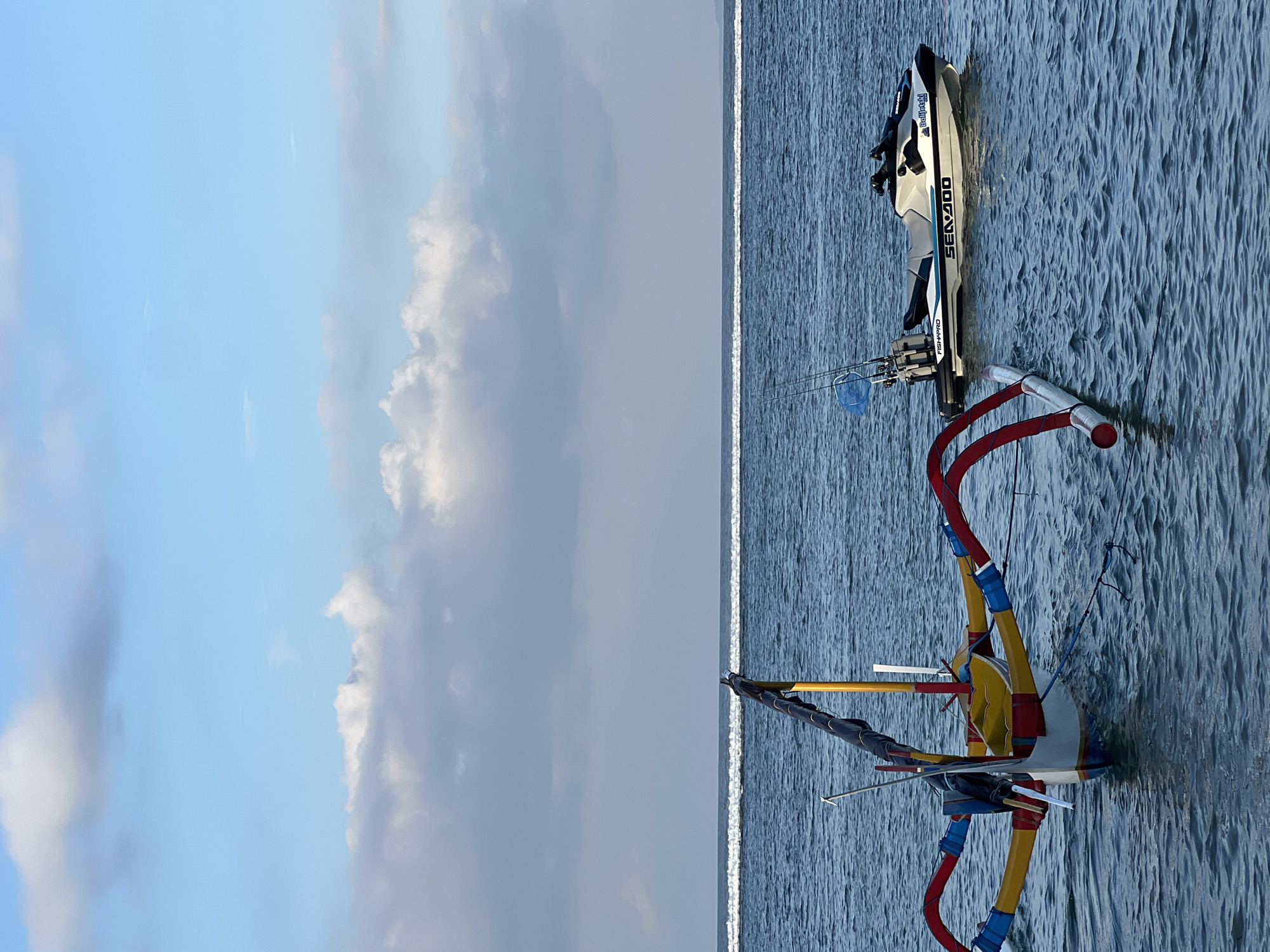Morning beach activities documented across Denpasar coastline