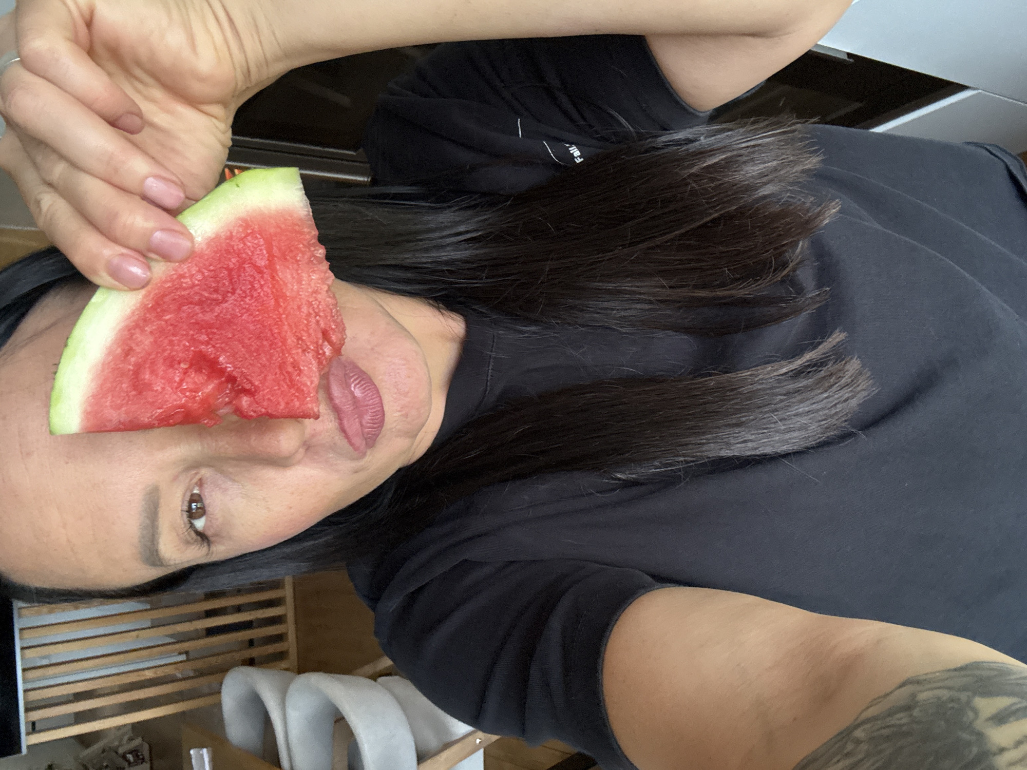 Lazy summer afternoon, watermelon, and a Chaikovsky living room