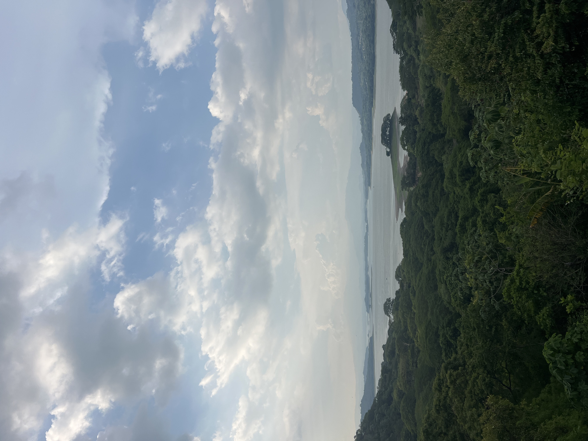 Tourist documents scenic Suchitoto landscapes and Los Tercios waterfall