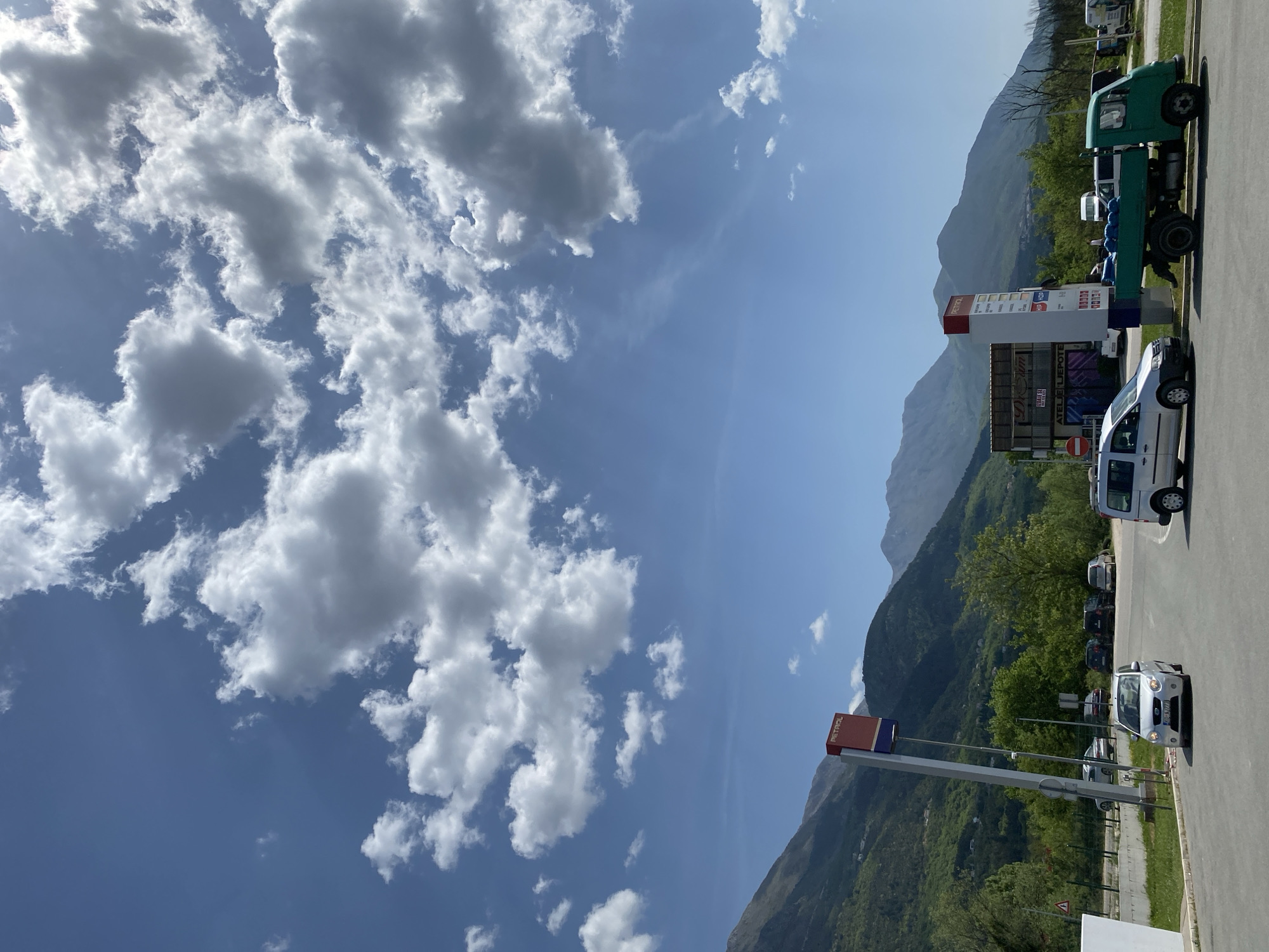 Sunny mountain scenery documented in Kavač, Montenegro