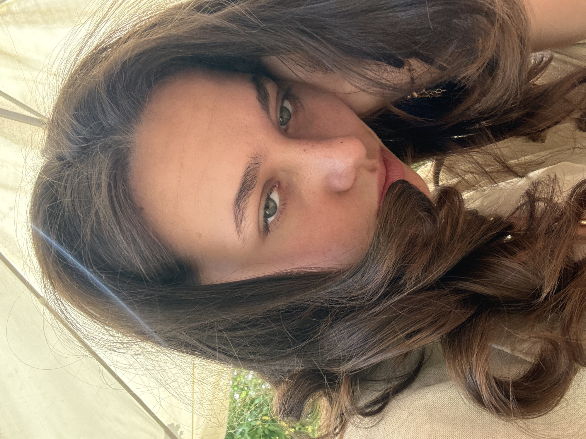 Sunny afternoon portraits in a Sofia garden