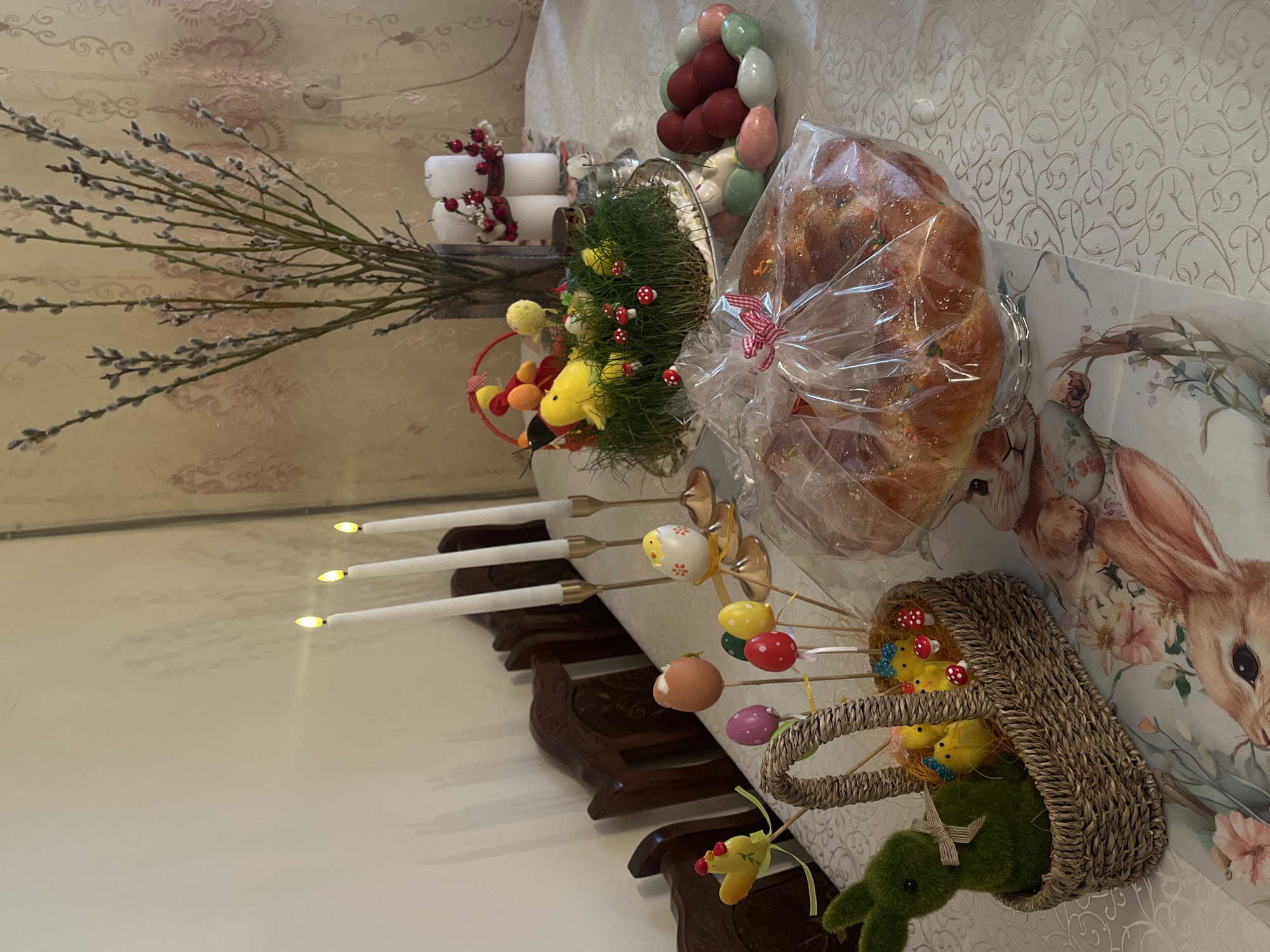 Easter celebrations documented in Yerevan homes with traditional decorations