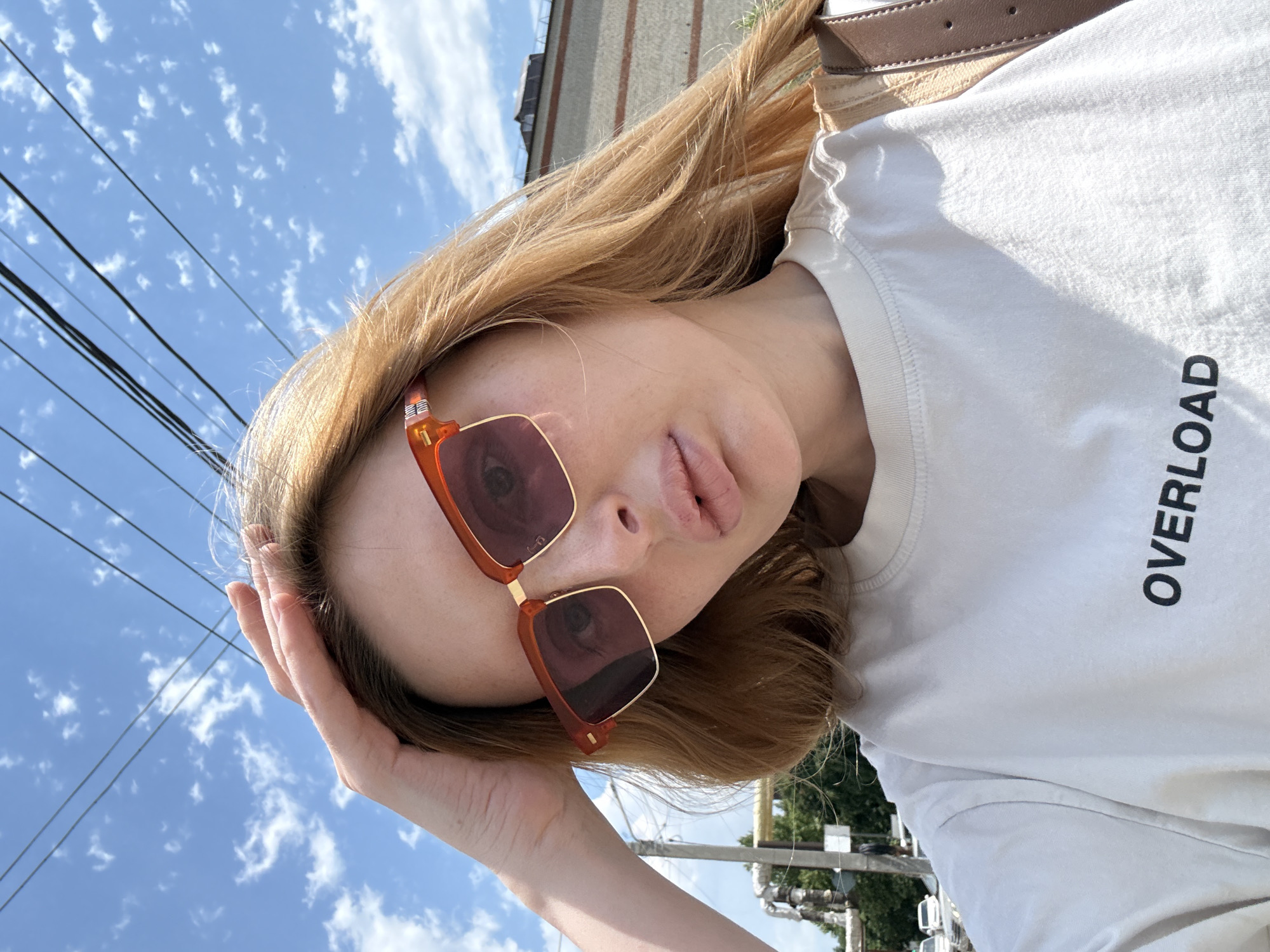 Casual selfie series in and around a car, July 2026